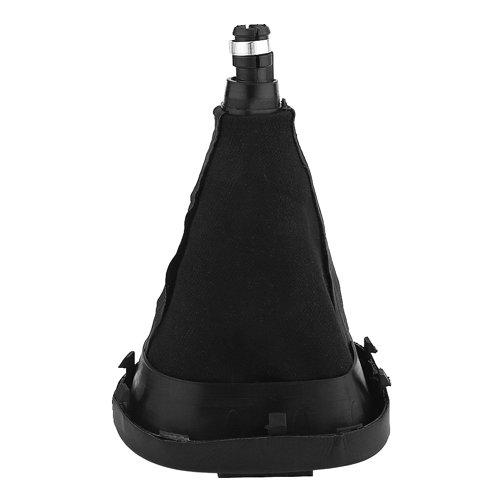 5-gang-schalthebel Mit Ledermanschette Für Volkswagen Touran (2003–2010) Und Caddy Ii 2 Mk2 – Schalthebel-zierleistensatz, Schwarz, Innenraum