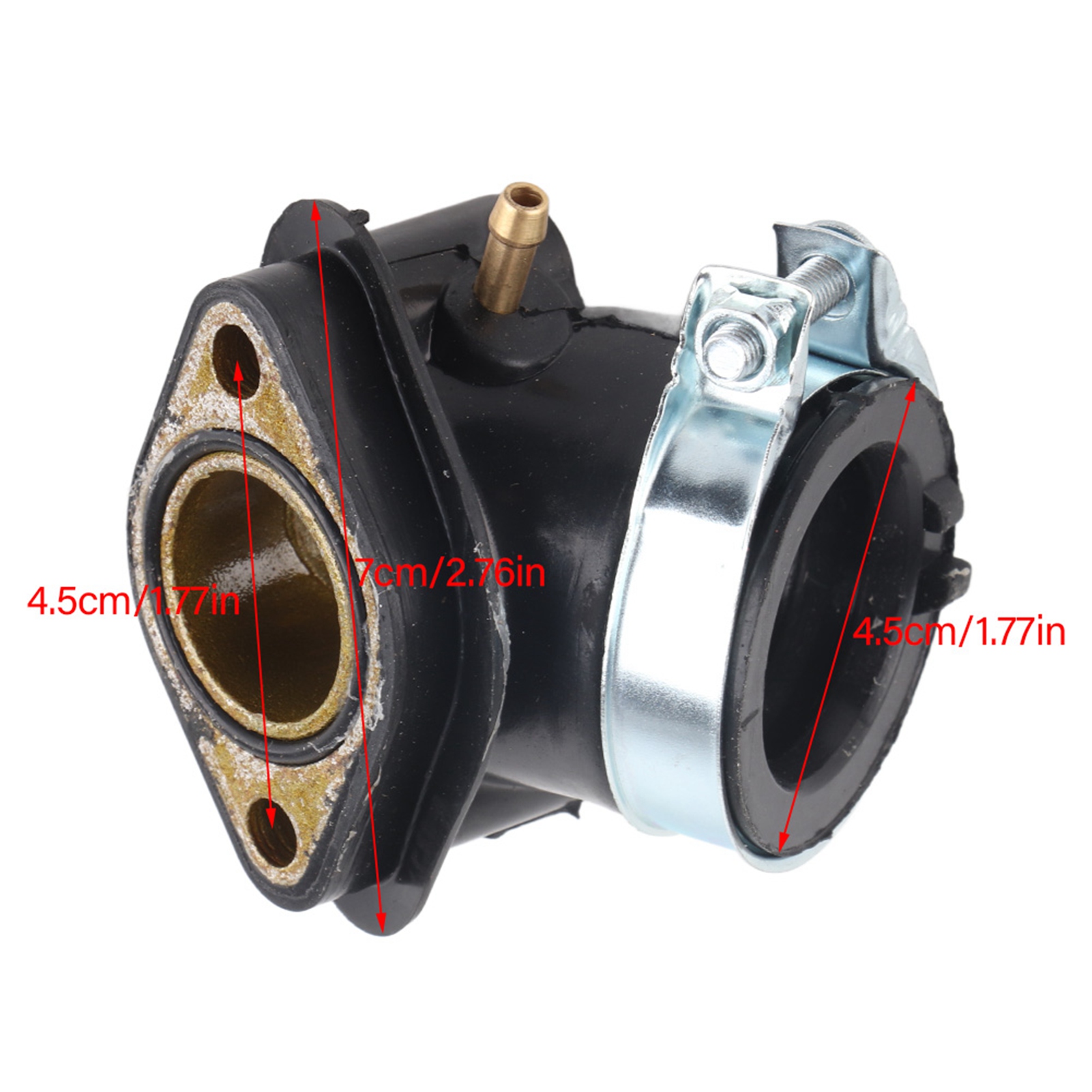 Ansaugstutzendichtung Für Vergaser Für Gy6 125cc 150cc, Rollermotor-anbauteil, Ersatzteil, Schalldämpfer, Langlebig.