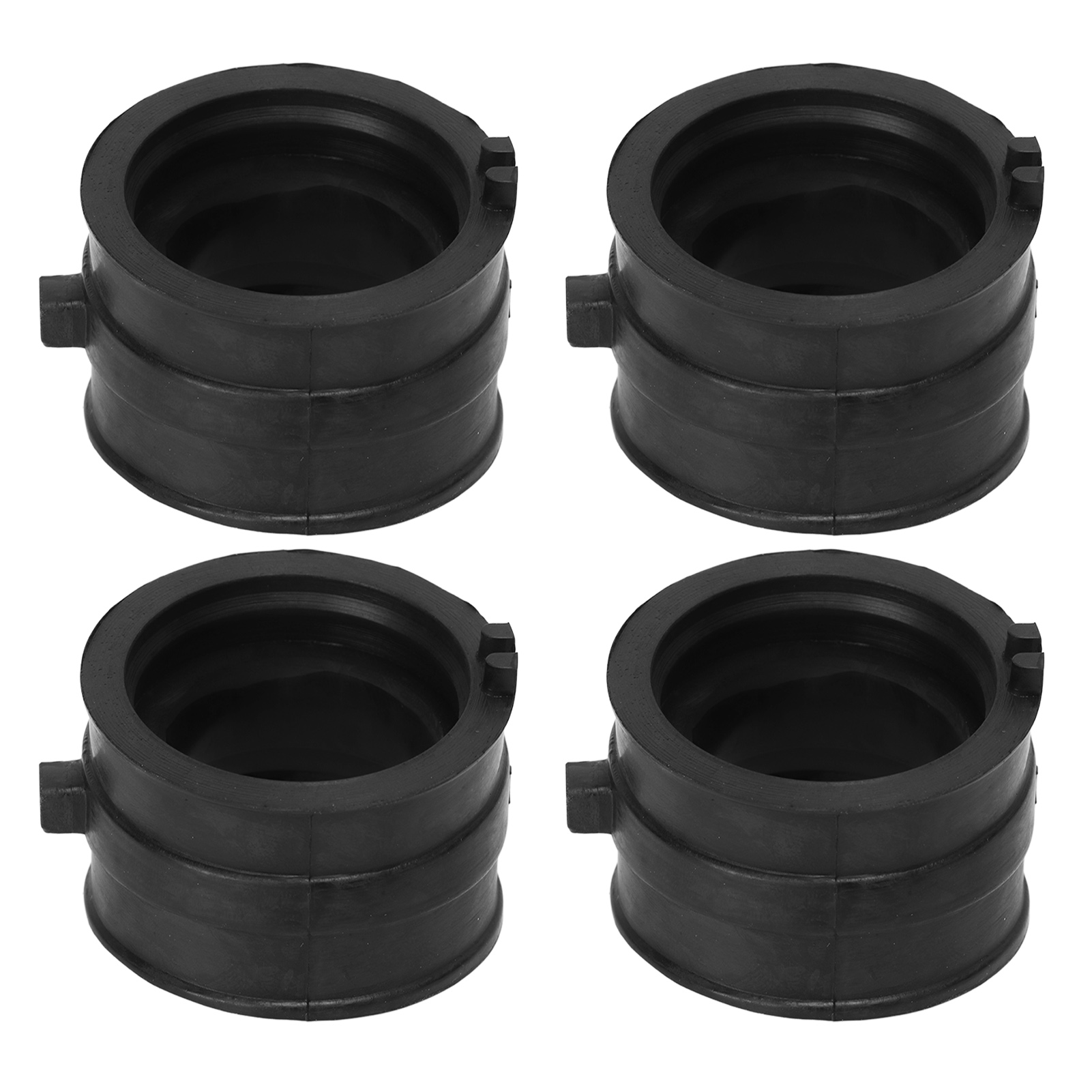 4 Vergaseransaug-gummispitzen, Gummi-vergaseradapter Für Nv400 Cj Ck Steed 400 Vrx400t Nv600 Vt600c Vt600cd Shadow, 4-teiliges Set.