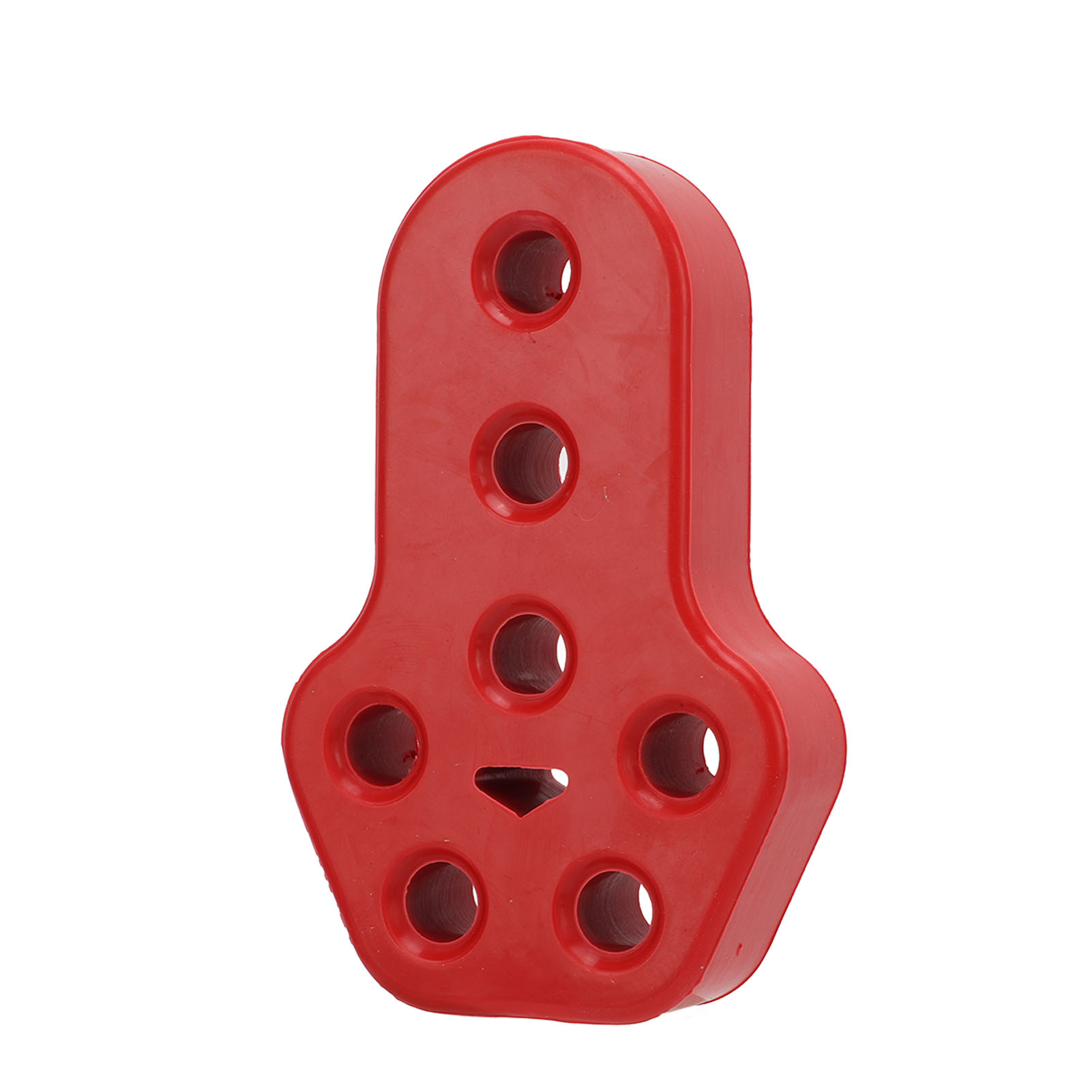 Universelle Gummischalldämpferhalterung, 7 Löcher, 12 Mm Durchmesser, Rot, Für Autoauspuffaufhängung, Auspuffisolator, Stoßdämpferhalterung.
