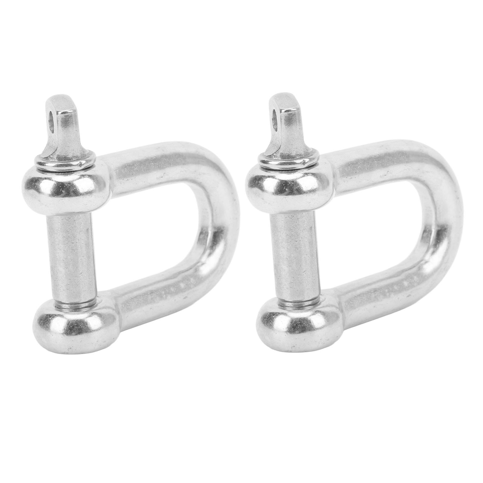 22 Mm Edelstahlring, 2er-set, Hochfester Schraubschäkel Für Boote Und Schiffe, Robuste Kausche.