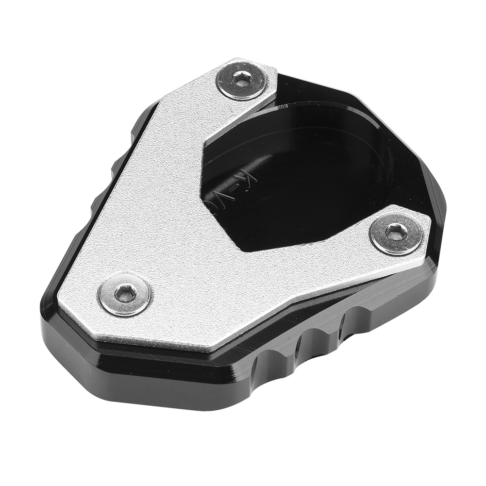 Cnc-gefräste, Vergrößerte Seitenfußraste Für Kawasaki Versys Kle 650 Motorrad (2015-2018), Aluminium-verlängerungsplatte, Seitenständerverbreiterung, Anti-rutsch-zubehör, Montagesatz Inklusive.