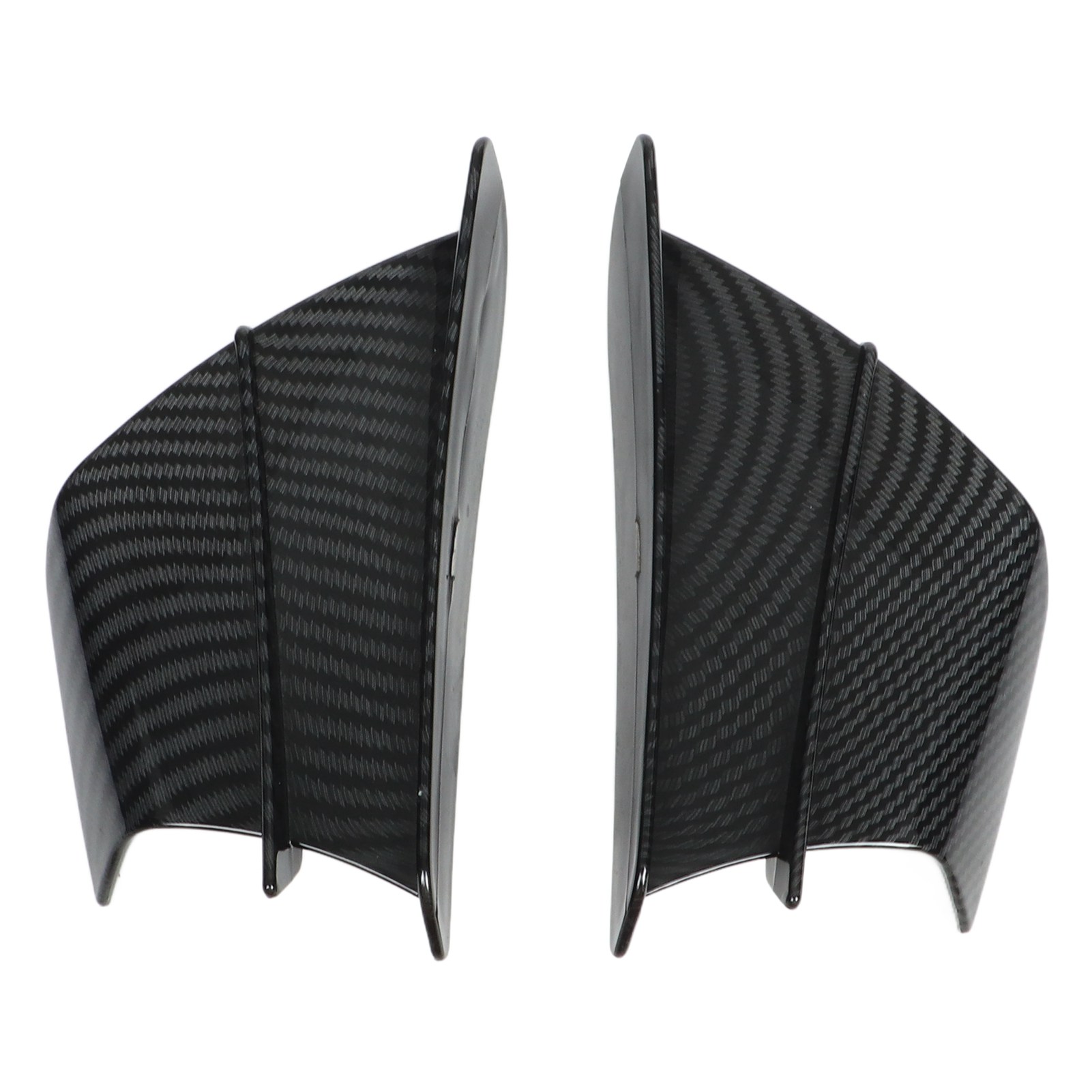 Aerodynamische Motorrad-seitenflügel Im Carbon-stil, Paare Universeller Verkleidungsabweiser, Carbonfaser-gehäuse, Individuelles Zubehör.