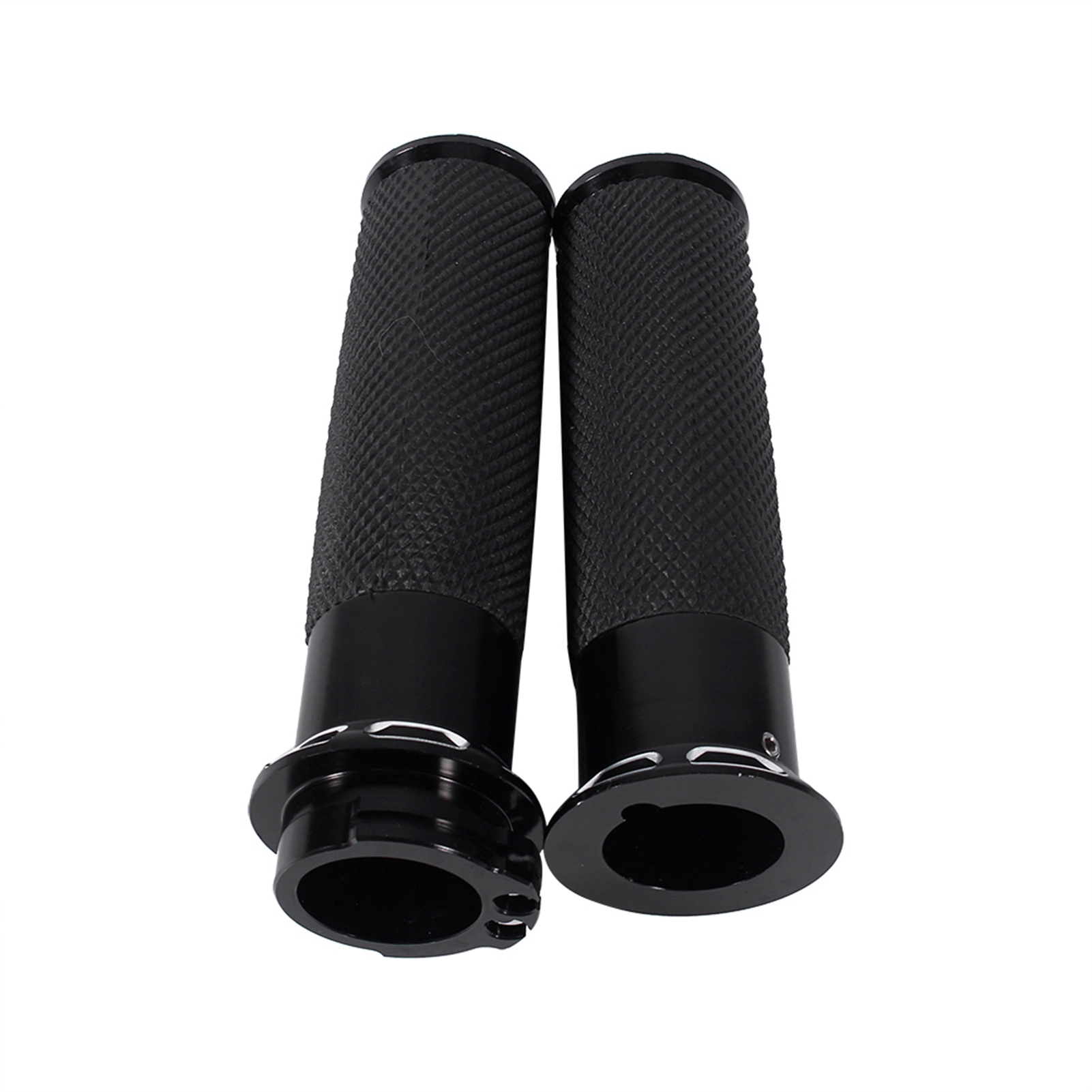 25 Mm Cnc-gefräste Aluminium-motorradlenkergriffe, Rutschfeste Griffe Für Roadster Und Touring-motorräder, 2er-set, Optimaler Komfort Und Kontrolle.
