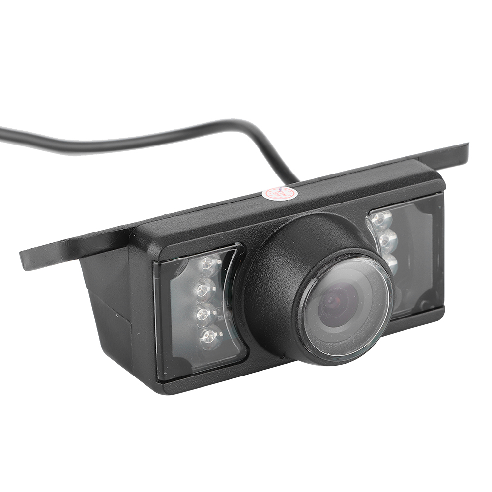 Car View Rückfahrkamera Mit 7 Leds, Nachtsicht, Ccd, Wasserdicht, Kurze Montageplatte, Universeller Rückfahr- Und Parkmonitor