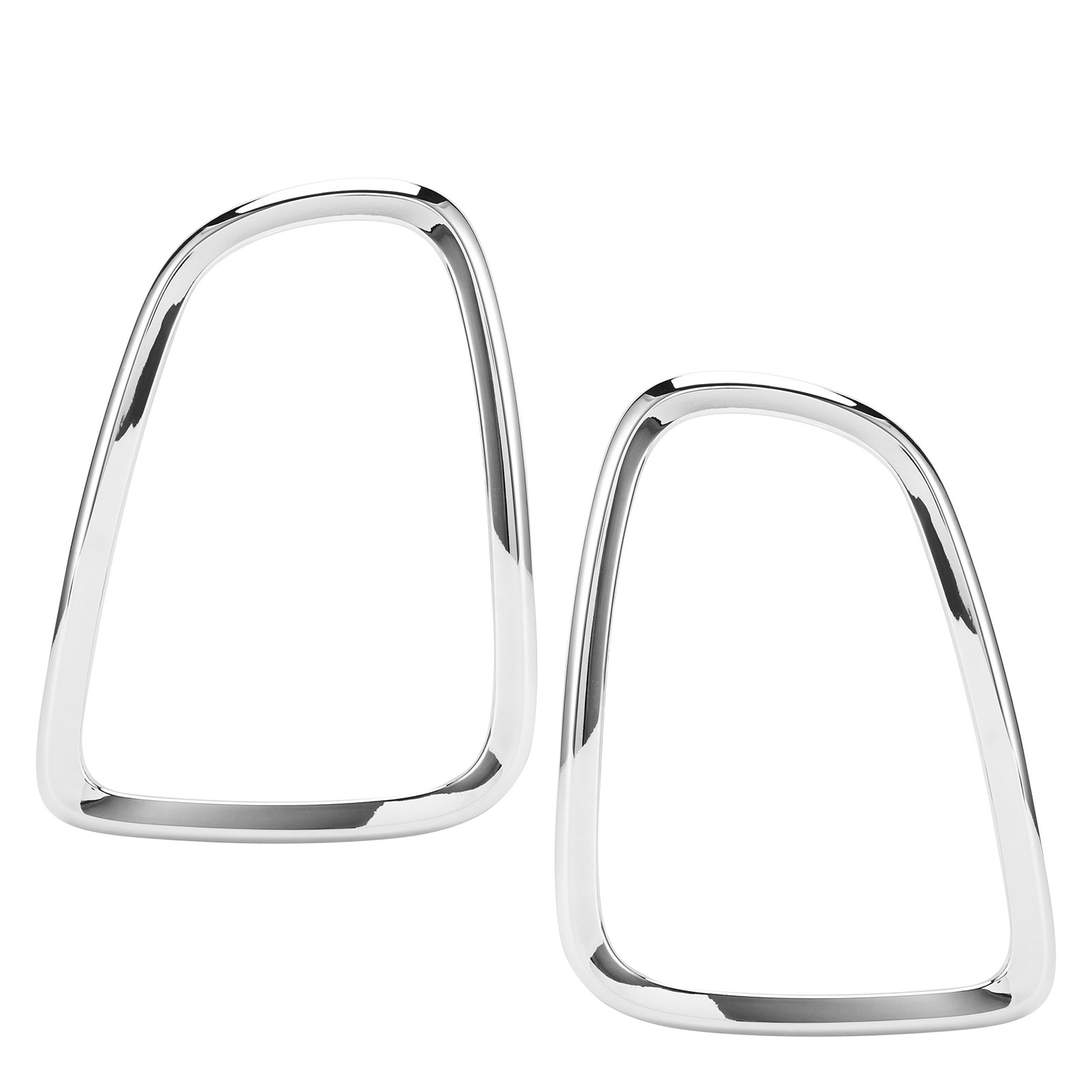 2 Rücklichtblenden, Rahmenringe, Schutzaufkleber, Felgen Für Cooper R56 R57 R58 R59 2007-2014, Chrom
