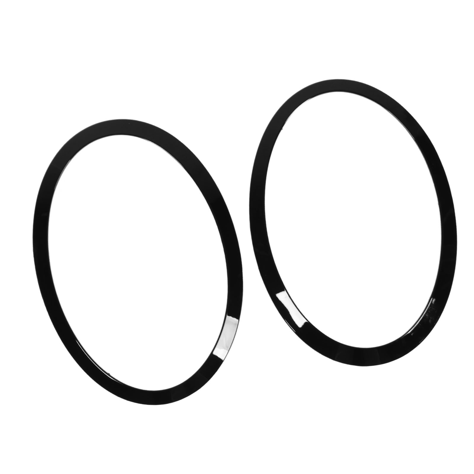 Paar Scheinwerferzierringe 51137300631 Glänzend Schwarz, Praktische Spiegelringe, Ersatz Für Cooper 5-türer Schrägheck F55, 2-teiliges Set.