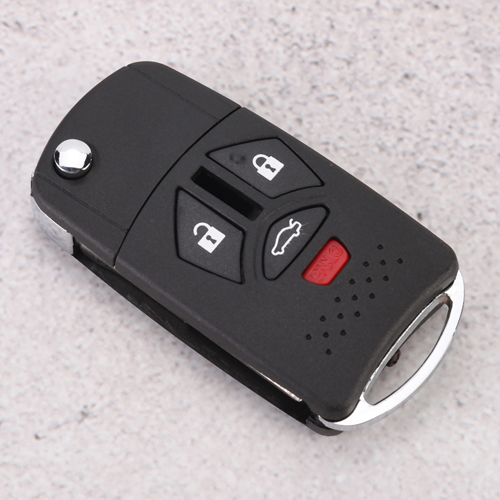 Klappbare Fernbedienungs-schutzhülle Mit 3+1 Tasten, Passend Für Mitsubishi Eclipse (2007–2010)