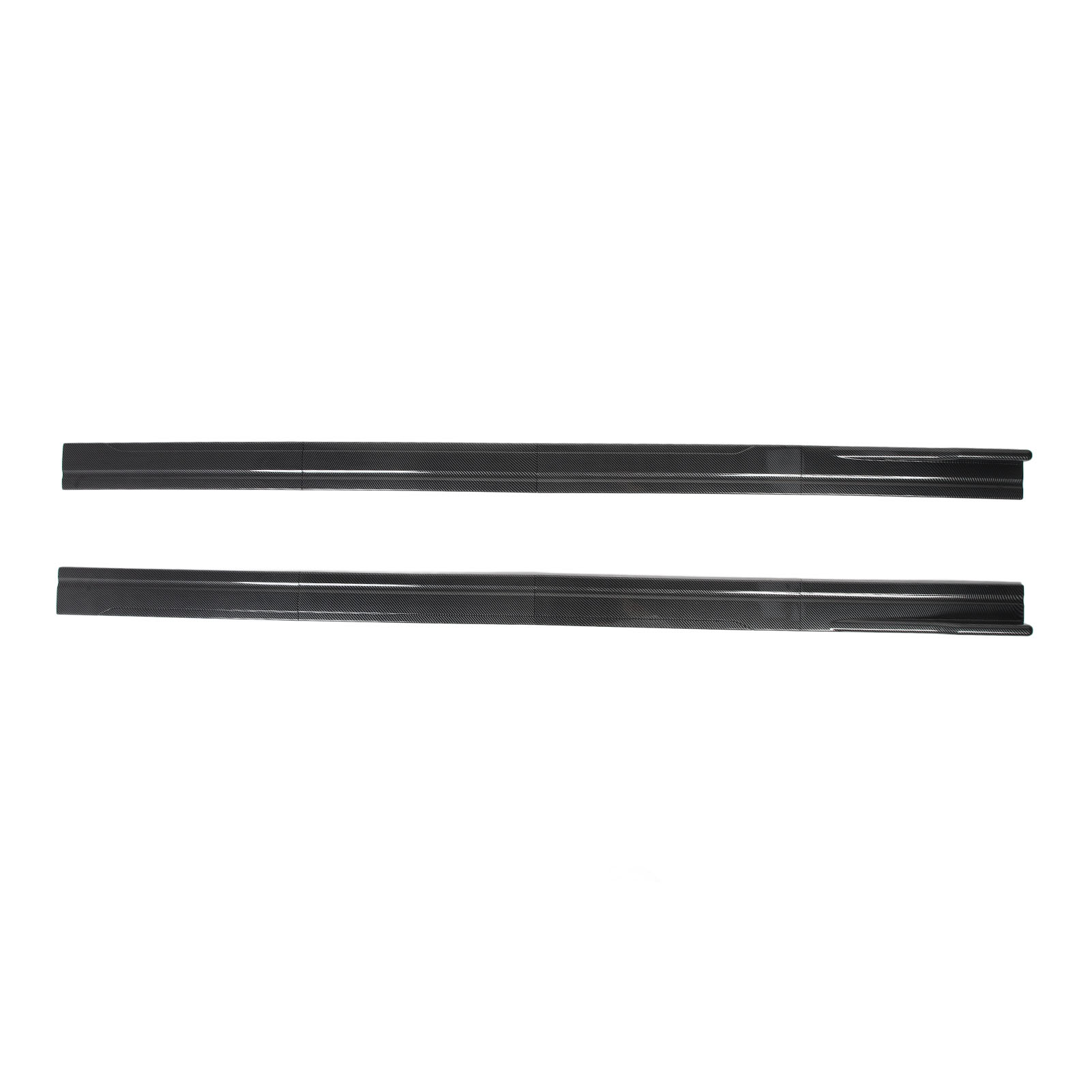 8-teilige Schwellerverkleidung, 218 Cm, Glänzend Schwarze Kohlefaser, Universeller Ersatz Für Accord, 4-teiliges Set