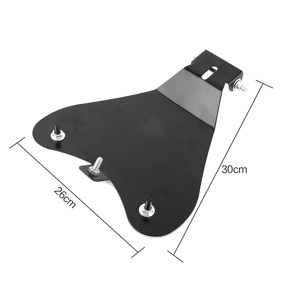 Sportster Xl883/1200 Grundplatte, Schwarzes Metall, Anti-roll-sitz, Einzelsitzbank, Verstärkter Schutz, Neues Ersatzteil