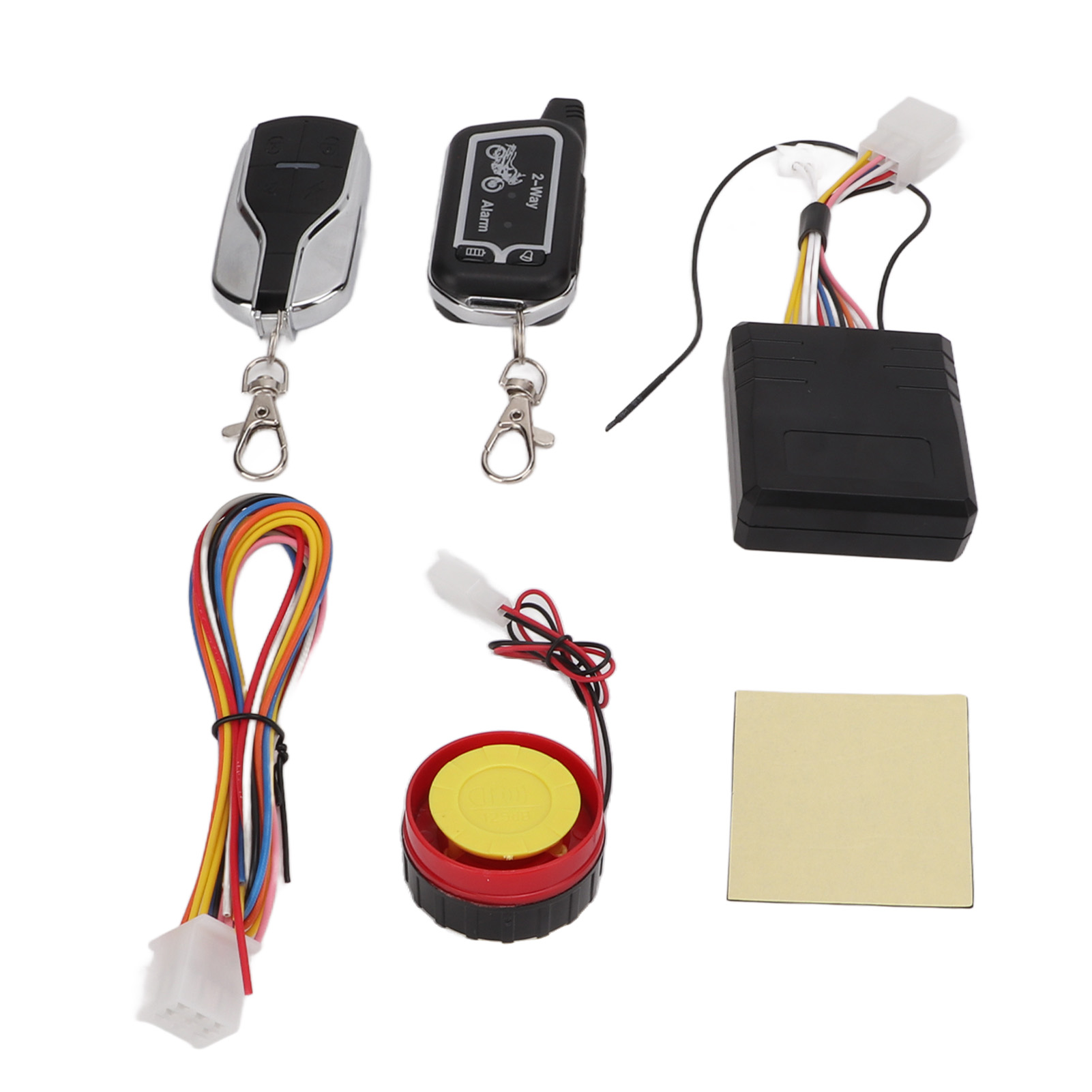 Motorradalarmanlage Mit Zwei-wege-funktion, Vibration, Klingel, Lcd-fernbedienung, Diebstahlschutz, Energiesparmodus Und 2-wege-set.