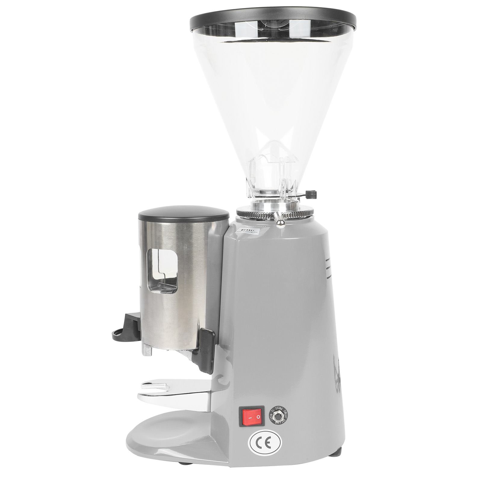 Elektrische Kaffeemühle, Bohnenmühle, Kaffeemahlmaschine, 220-v-eu-stecker, Silber