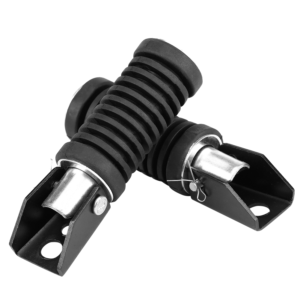 Motorrad-fußrasten Hinten, Rutschfeste Gummifußrastenplatten, Griffabdeckungen Für Suzuki Gn 125 125cc, Beifahrerzubehör, 2er-set