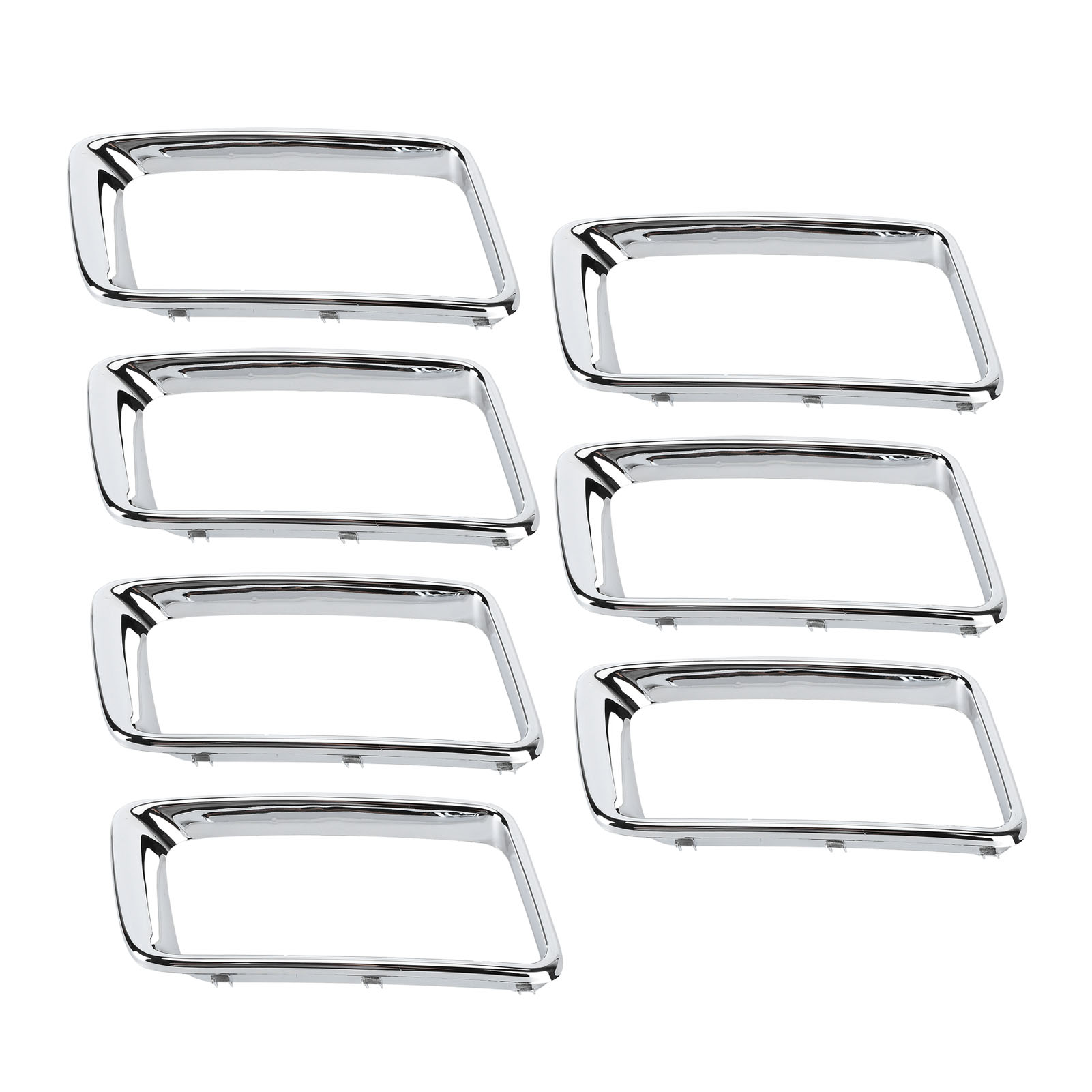 Chromgrill-ersatzset, 7-teilig, Inklusive Zierring, Für Jeep Grand Cherokee 2014-2016 (modifiziert)