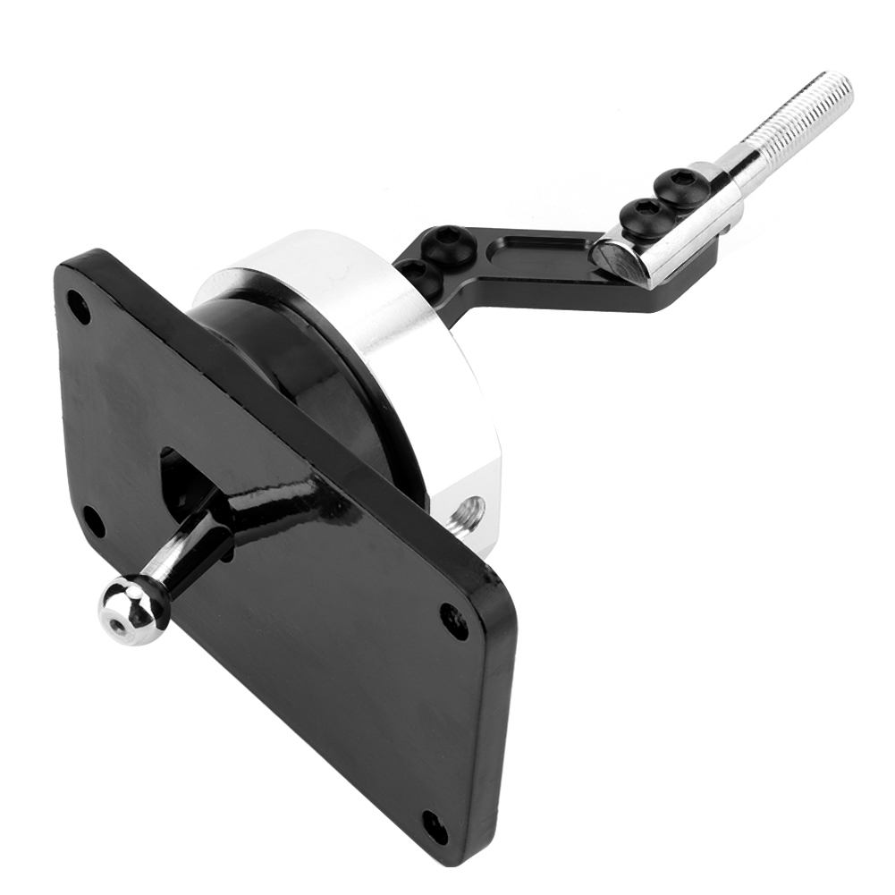Kurzer Cnc-gefräster Aluminium-schalthebel Für Ford Mustang T5 - Schwarzer Schaltknauf, Performance-ersatzteil, Sport-getriebehebel (schwarz)
