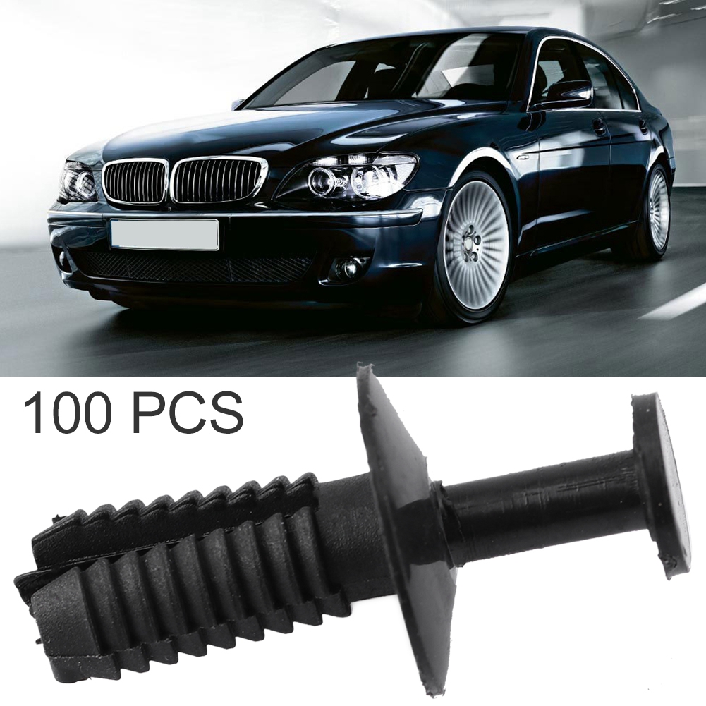 Befestigungselemente Für Die Kofferraumverkleidung, Passende Stoßstangenbefestigungsclips Für Bmw, 100 Stück, Kfz-drucknieten, Halteclips