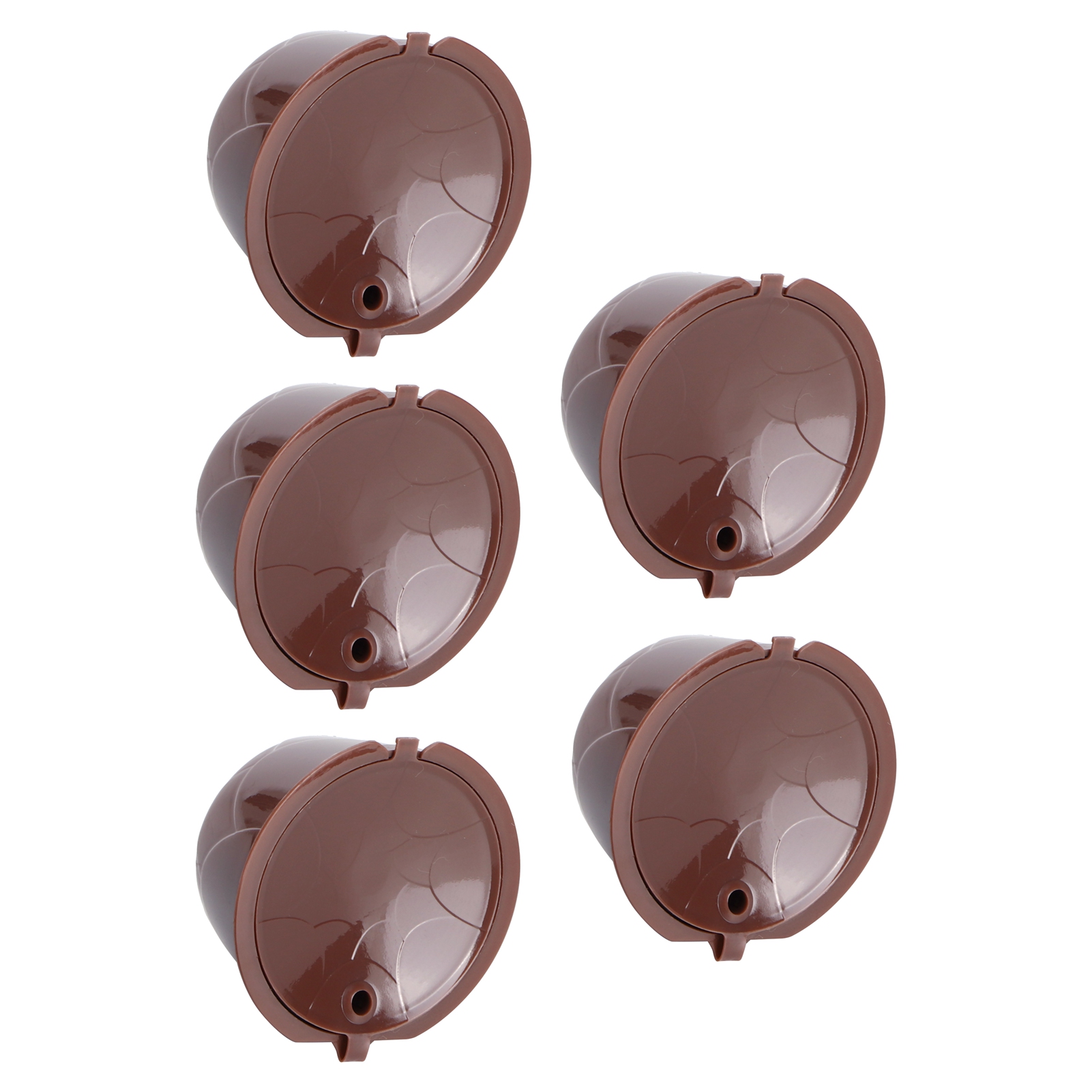Packung Mit Wiederverwendbaren Kaffeekapseln Für Dolce Gusto Maschinen (10 Kapseln, 1 Löffel, 1 Bürste)