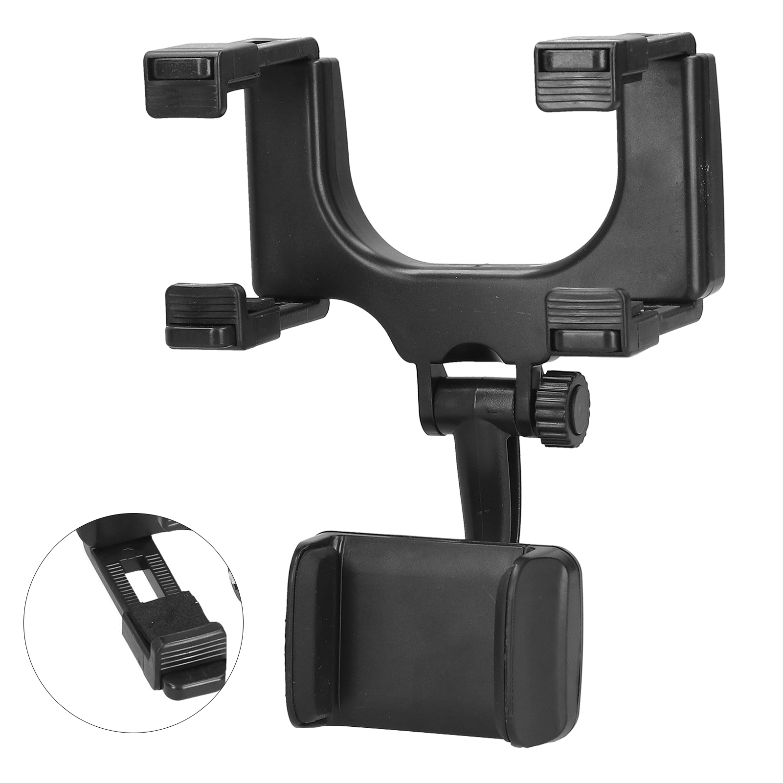 Handyhalterung Für Den Rückspiegel, 360° Drehbare Halterung Für Smartphones Von 3 Bis 6,5 Zoll, Robustes Autozubehör.