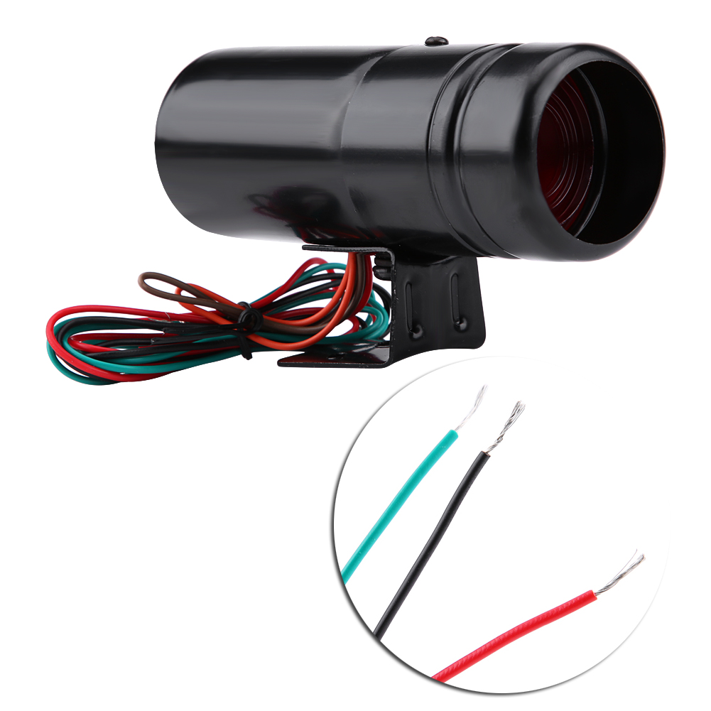 Einstellbarer Roter Led-drehzahlmesser (11000 U/min) Für Autos Und Motorräder, Drehzahlmesser Mit Gangschaltanzeige