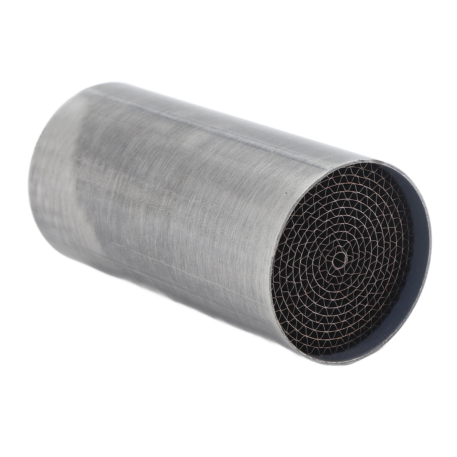 Universeller 48x100mm/1.88x3.93in Edelstahl-motorradauspuffkatalysator, Vorder-/mittelschalldämpfer