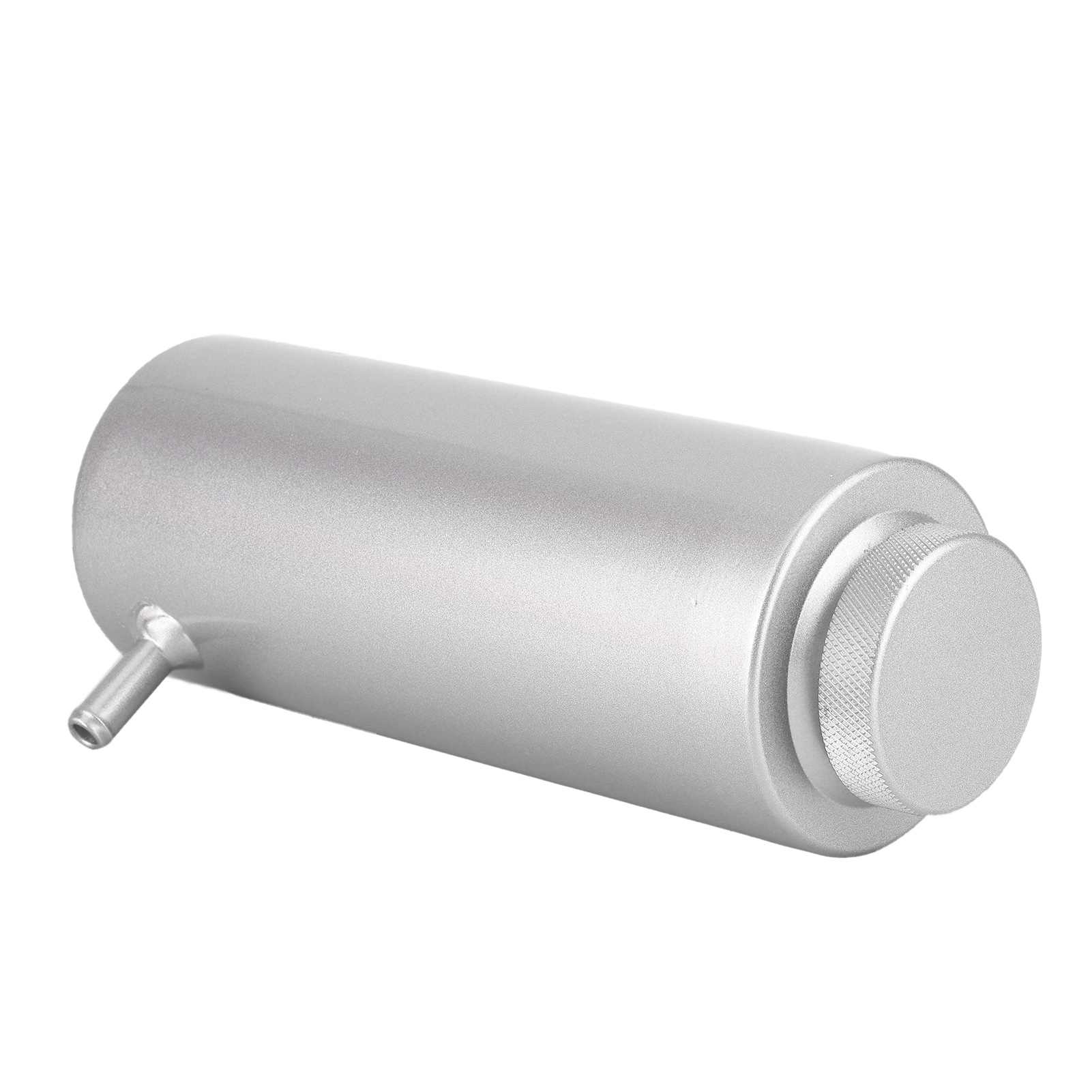 80-ml-kühlmittelbehälter Aus Aluminium, Universeller Kfz-ausgleichsbehälter, Silber, Kühlerkompatibel, Überlaufsicher