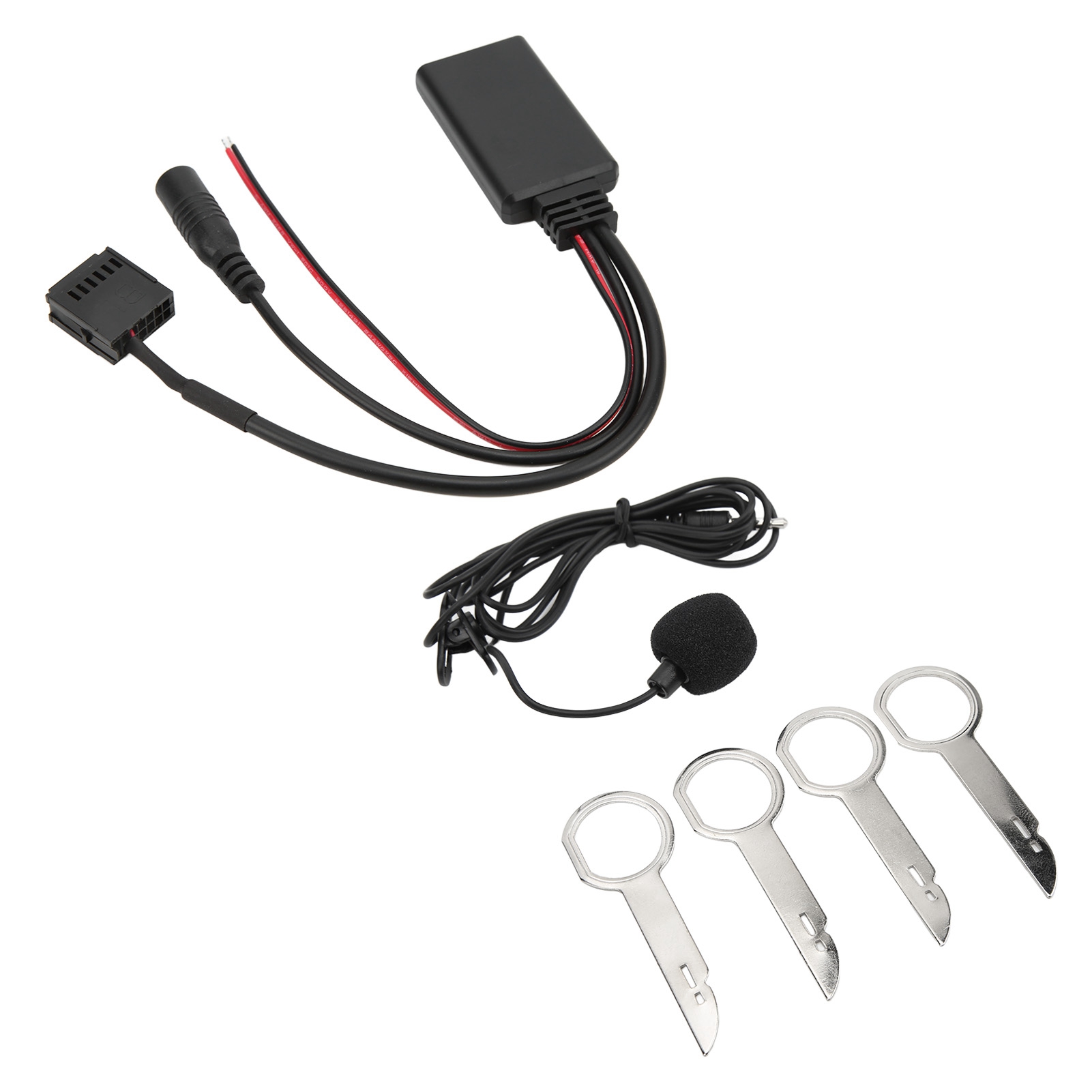 Kabelloser Bluetooth-cd-aux-in-adapter (12-polig) Für Ford Focus Ab 2005, Freisprecheinrichtung Mit Mikrofon, Ersatz Für 6000-cd-autoradio