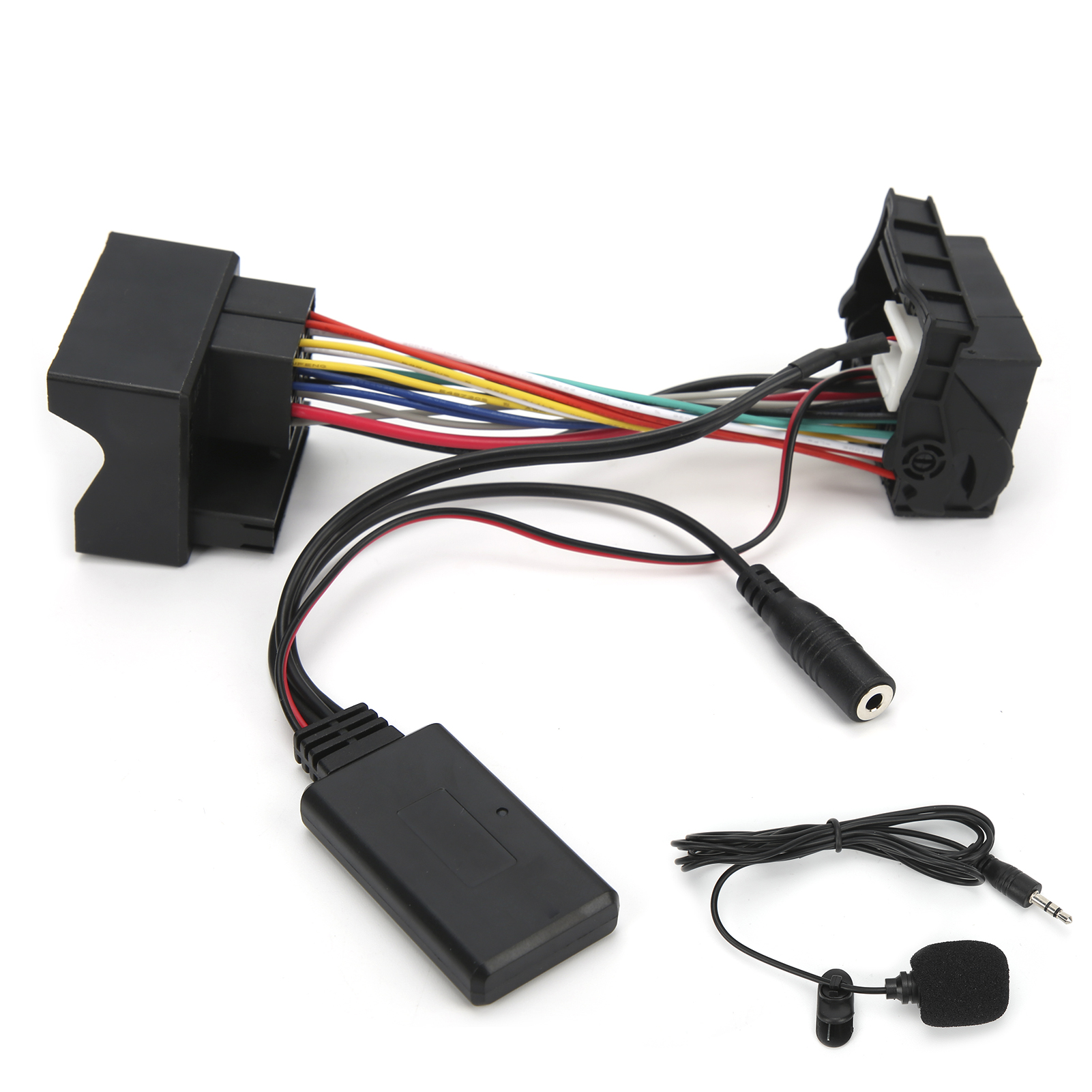 12-poliges Bluetooth-kabel Mit Aux-stereo-audioadapter Und Integriertem Mikrofon Für Peugeot 207, 307, 407, 308 – Freisprecheinrichtung Fürs Auto