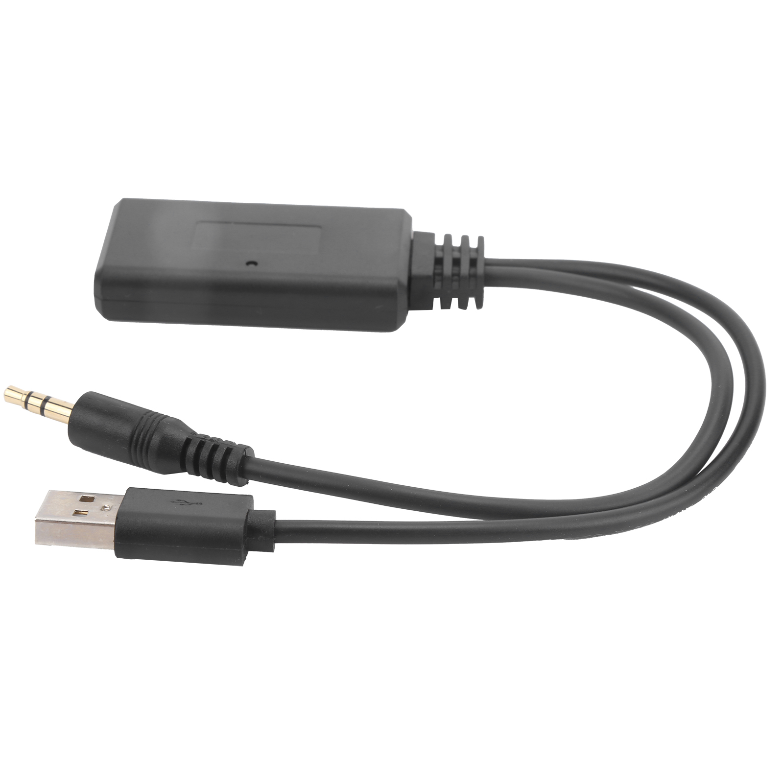 Bluetooth 5.0 Auto-empfänger, Audio-musikadapter Mit 3,5-mm-aux-anschluss + 5v/12v-usb-anschluss, Freisprecheinrichtung