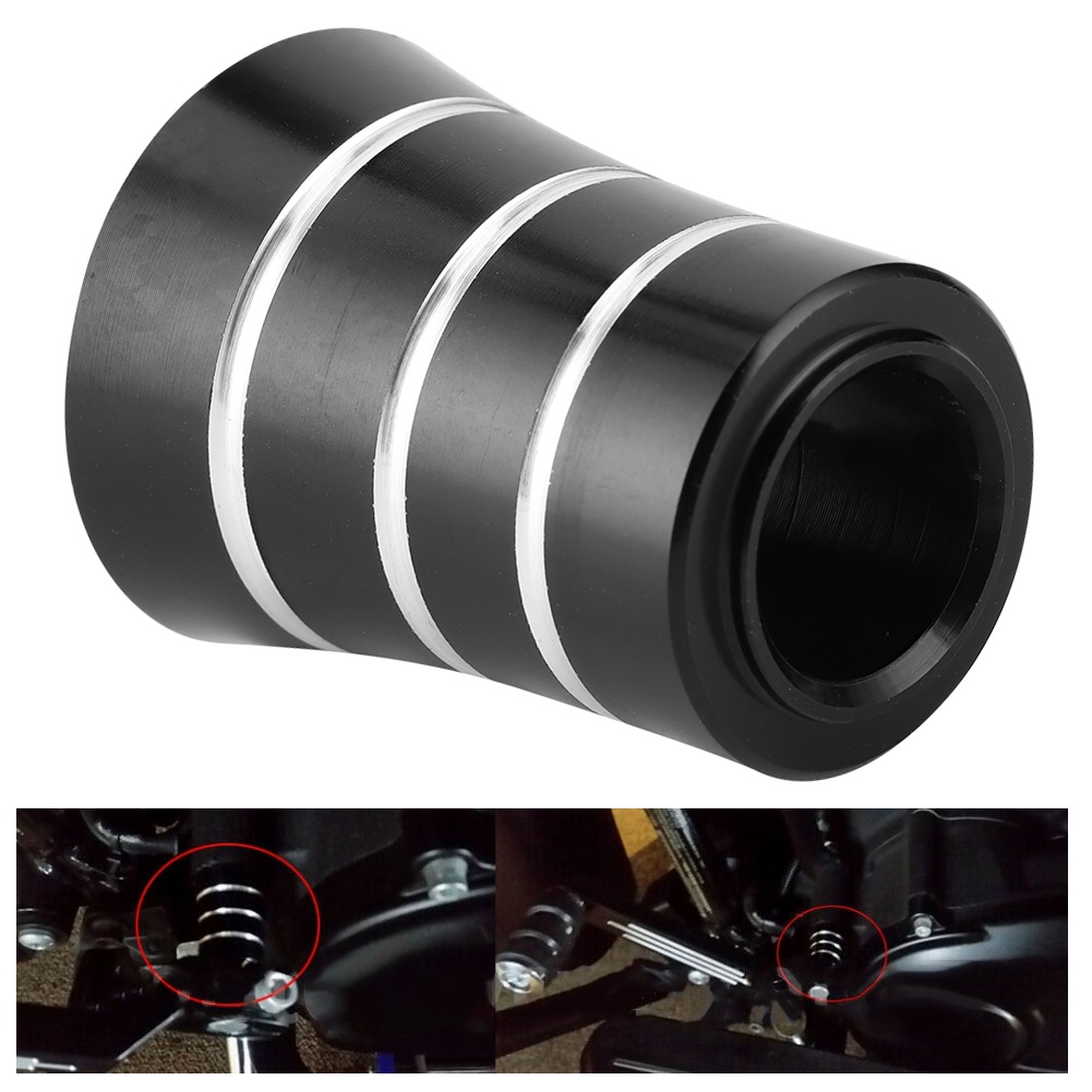 Aluminium-fersenschalthebel-eliminator-abdeckung, Motorradzubehör, Passend Für Cvosilber/schwarz