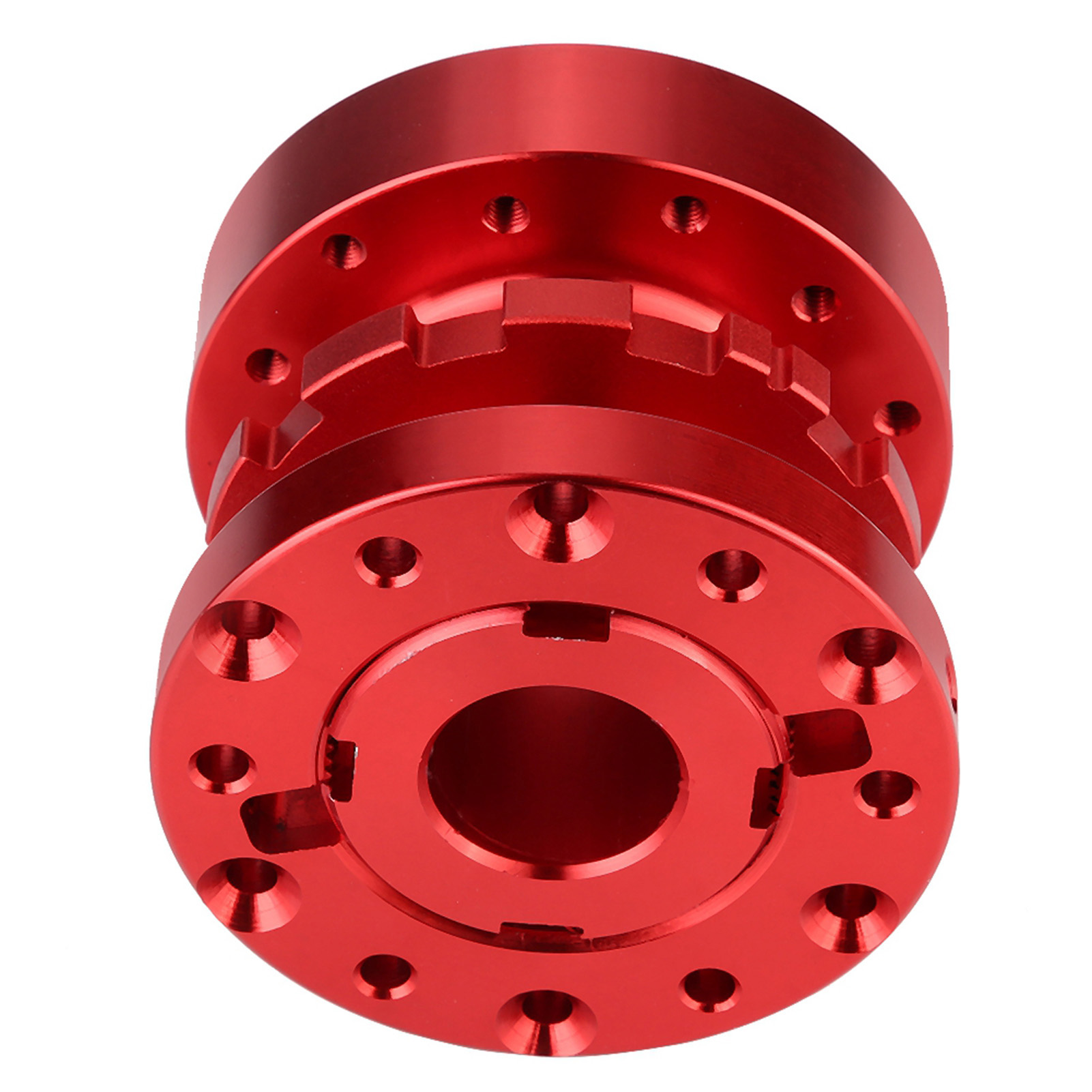 Rennlenkrad-nabenverlängerungsadapter, Verstellbarer Distanzring 40 Mm Bis 70 Mm, Kit Für Autos (rot)
