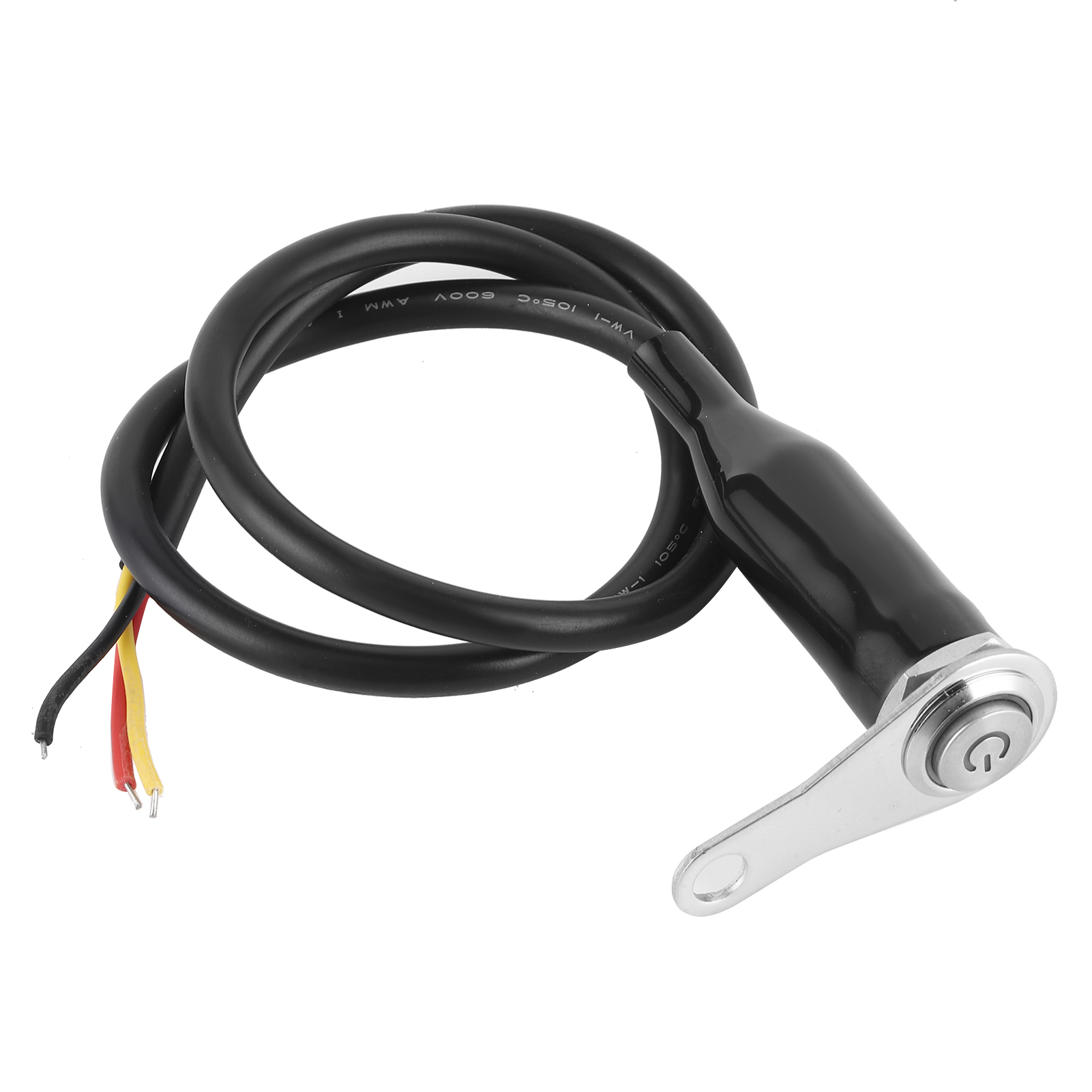 12v Edelstahl Motorrad-lenkerschalter Mit Led-modifikationshalterung Und Druckknopf (1 Stück)