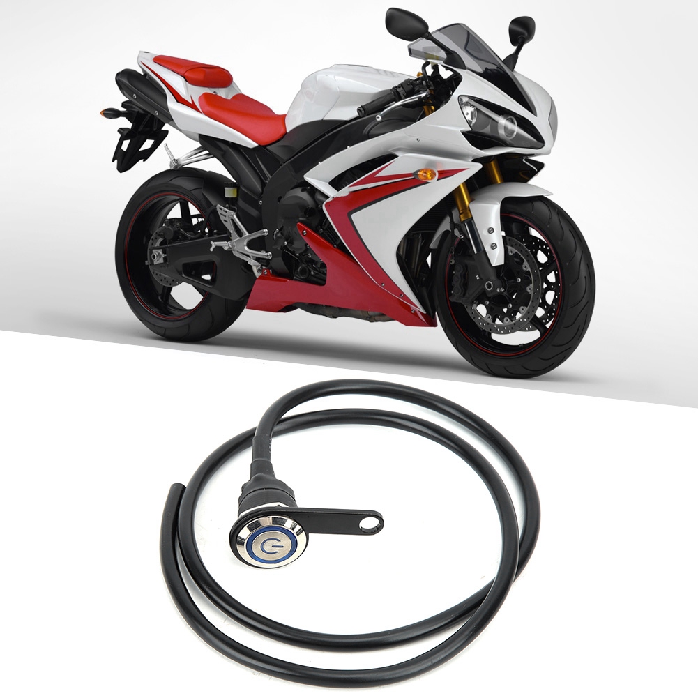 Motorrad-lenker-bedienschalter Für Scheinwerfer, Suchscheinwerfer Und Nebelscheinwerfer Mit Blauer Led (ein/aus)