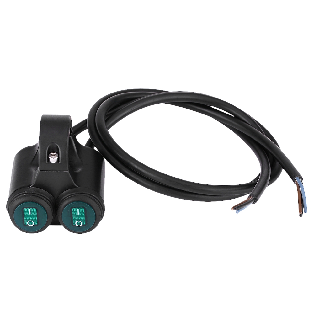 Universeller Motorradschalter 22 Mm Lenker Doppelknopf Scheinwerfer Bremslicht Nebellicht Hupe Rücklicht A