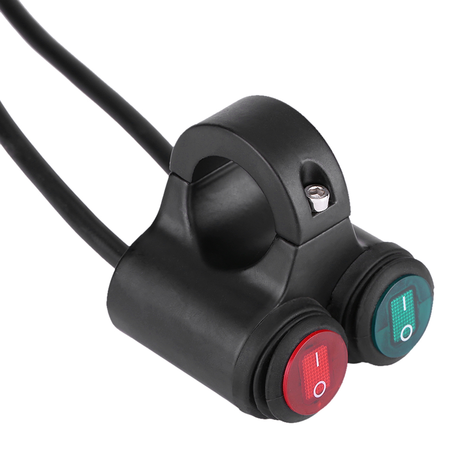 Universeller 22-mm-motorradlenkerschalter, Doppelknopf Für Scheinwerfer, Bremslicht, Nebelscheinwerfer Und Hupe, Modell D