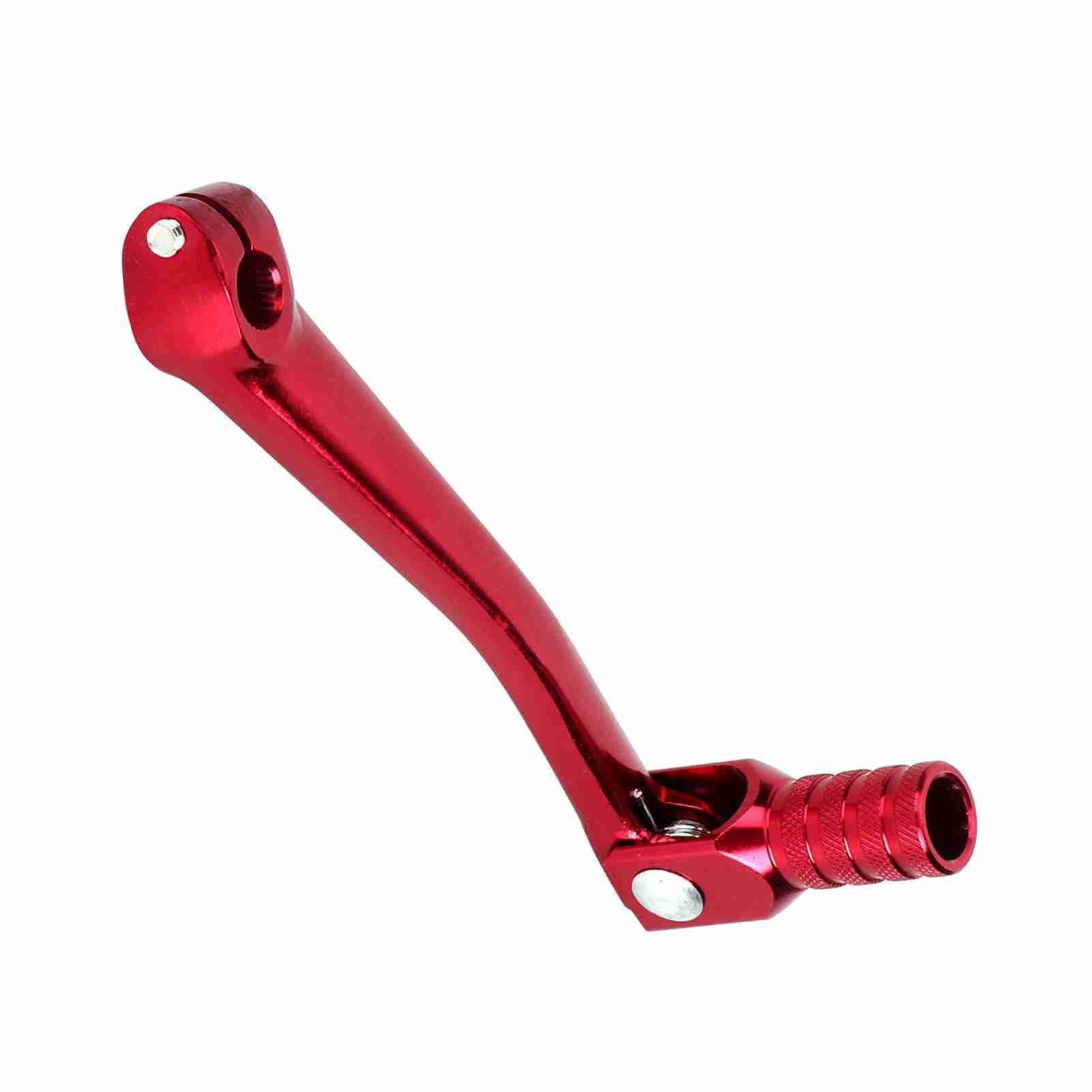Cnc-gefräster Roter Aluminium-motorradschalthebel, Ersatzteil Für Getriebe, Motorrad-tuningteil, Robust Und Leicht.