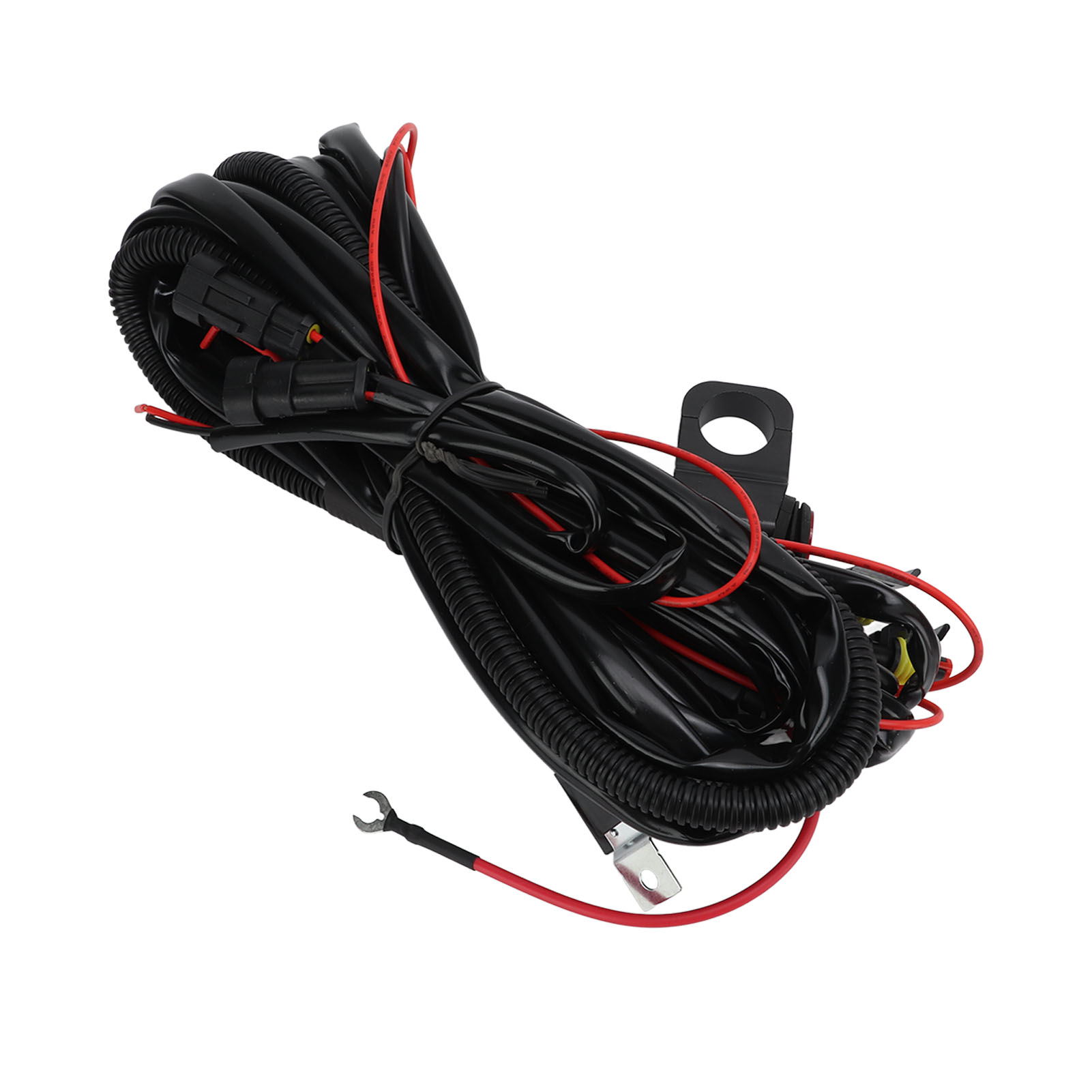 Motorrad-lenkerschalter Für Led-nebelscheinwerfer, Wasserdichter Kabelbaum Für Quad Und Motocross, 2,2 Meter Kabel, Robustes Schalterset