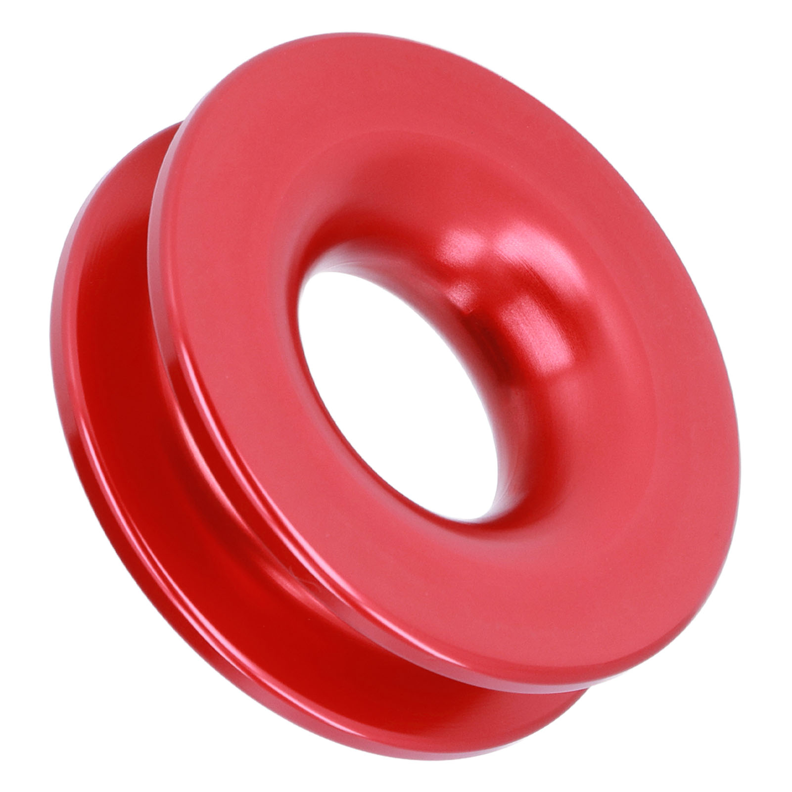 Seilrolle Für Winde, 4x4-bergung, Ring Aus Aluminiumlegierung, Rote Farbe, Für Atv, Utv, Lkw, Boot, Mit Schlinge Und Schäkel.