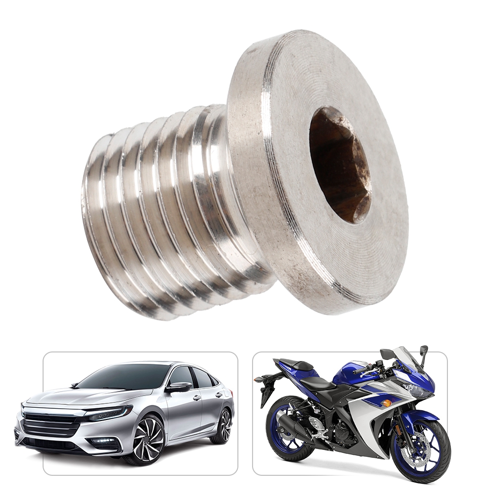 Lambdasonden-verschlussstopfen M12x1,25 Mm, Sauerstoffschutz Für Motorräder Und Autos, Universelles Motorzubehör