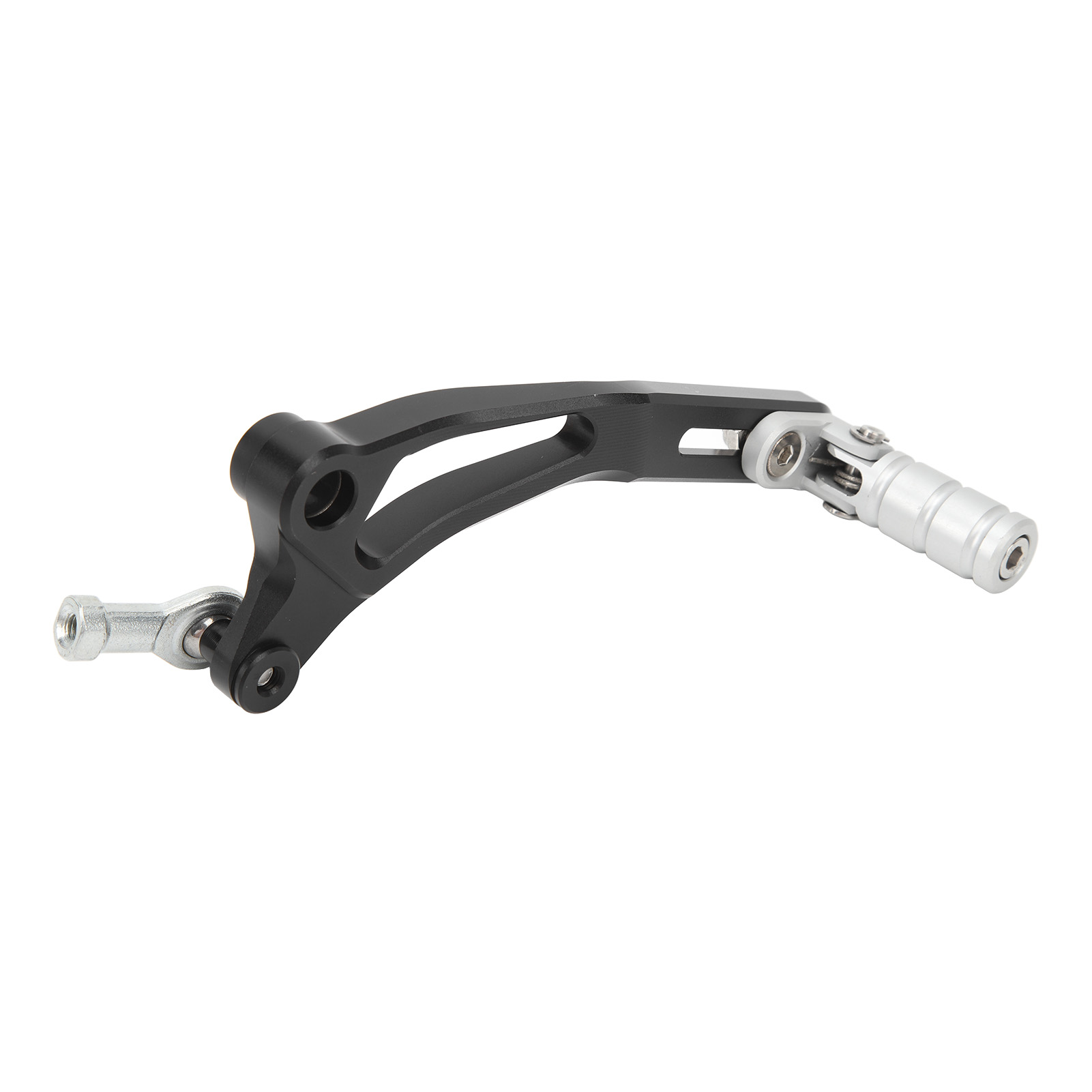Cnc-gefräster, Klappbarer Schalthebel Aus Aluminium Für Ninja 400 Z400 Motorrad, Verstellbare Silberne Fußraste, Einziehbares Schaltpedal, Performance-zubehör.