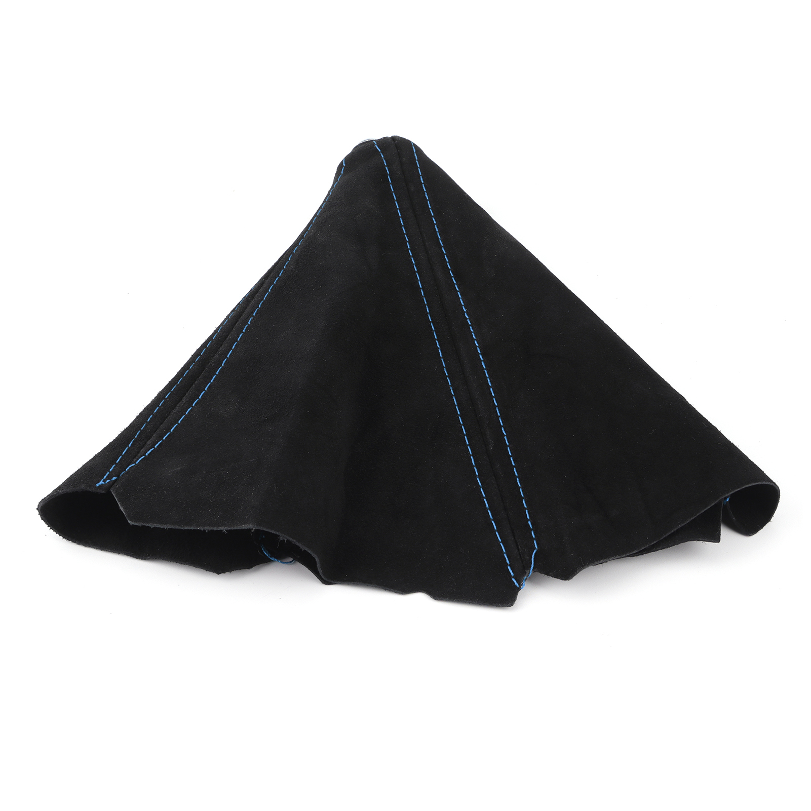 Universelle Schaltmanschette Aus Wildleder, Lederschutzmanschette Für Den Fahrzeuginnenraum, Schalthebelabdeckung Mit Blauen Nähten, Kompatibel Mit Den Meisten Fahrzeugen