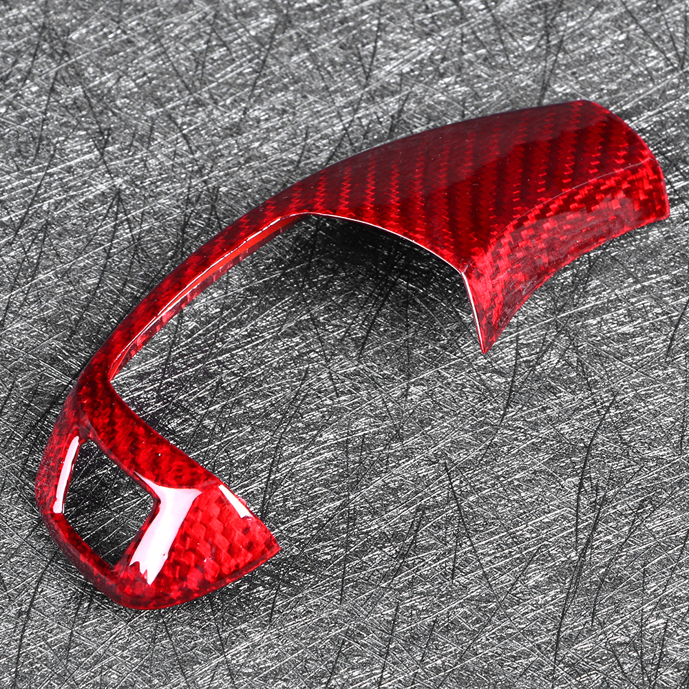 Schaltknaufabdeckung In Carbonfaser-optik, Passend Für Bmw X5 (2008–2013), Rot
