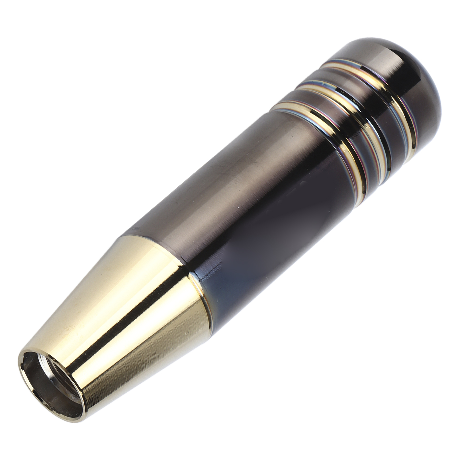 Universeller 13 Cm Schalthebel Aus Aluminium, Knauf In Gebranntem Blau Und Gold, Autoteil, Schalthebel, Kompatibel Mit Standardmodellen