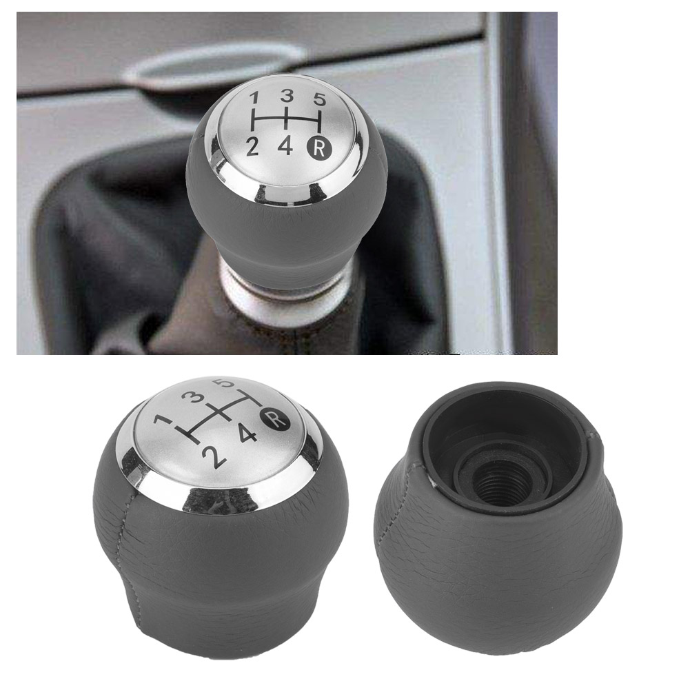 Schaltknauf Aus Aluminium Für Toyota Auris (typ A, 5-gang) – Schaltknauf, Interieur-zubehör, Ersatzteil, Mattschwarz, Kompatibel Mit Schaltgetriebe