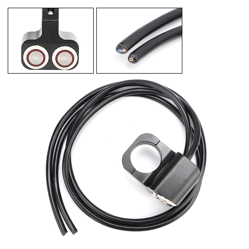 Lenkerscheinwerfer Mit Doppelschalter, Led-spotlight, Wasserdicht, Motorrad-modifikationsteile, 25 Mm