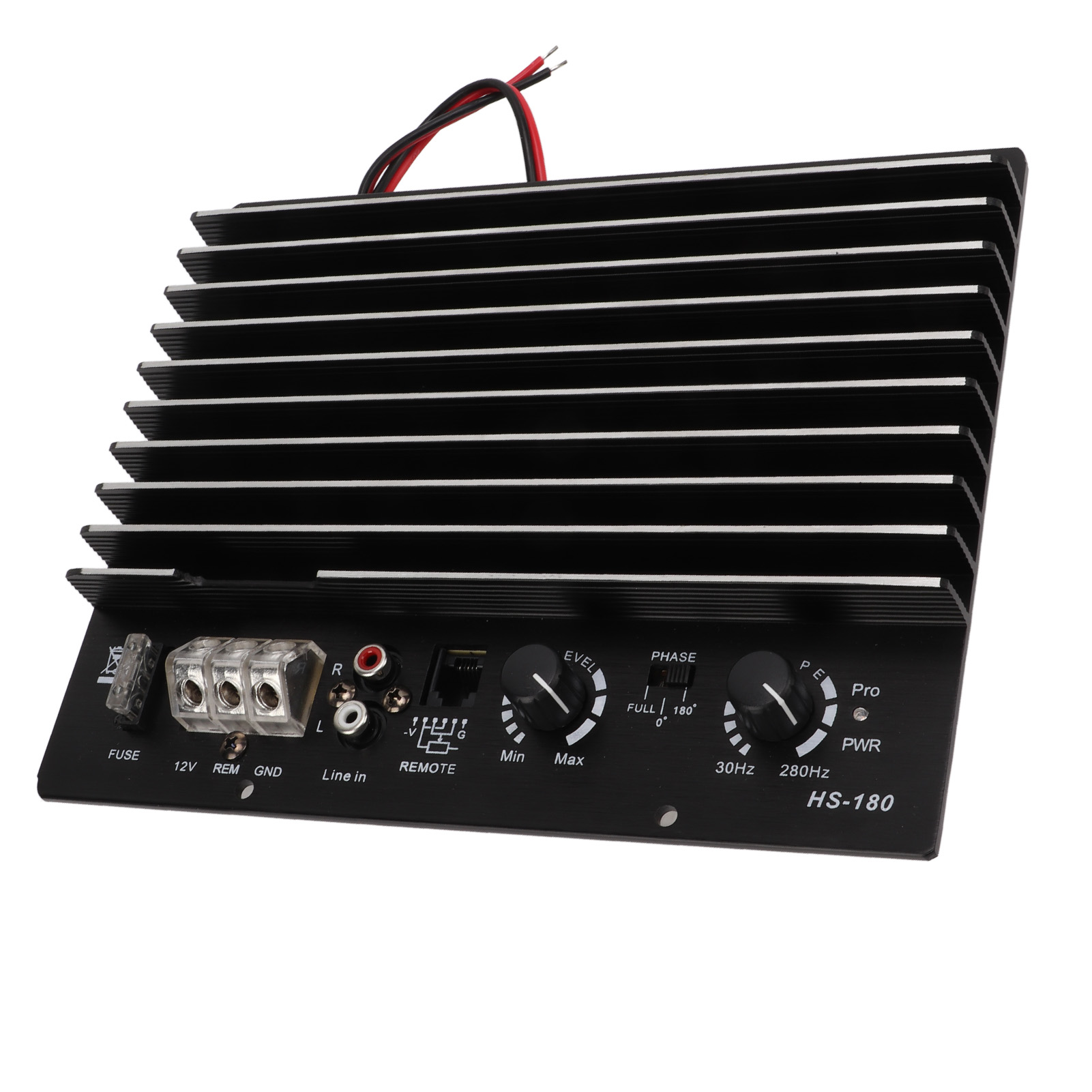 12v 1000w Auto-verstärker, Subwoofer-verstärker Fürs Auto, Mehrfacher Fahrzeugschutz, Schwarz