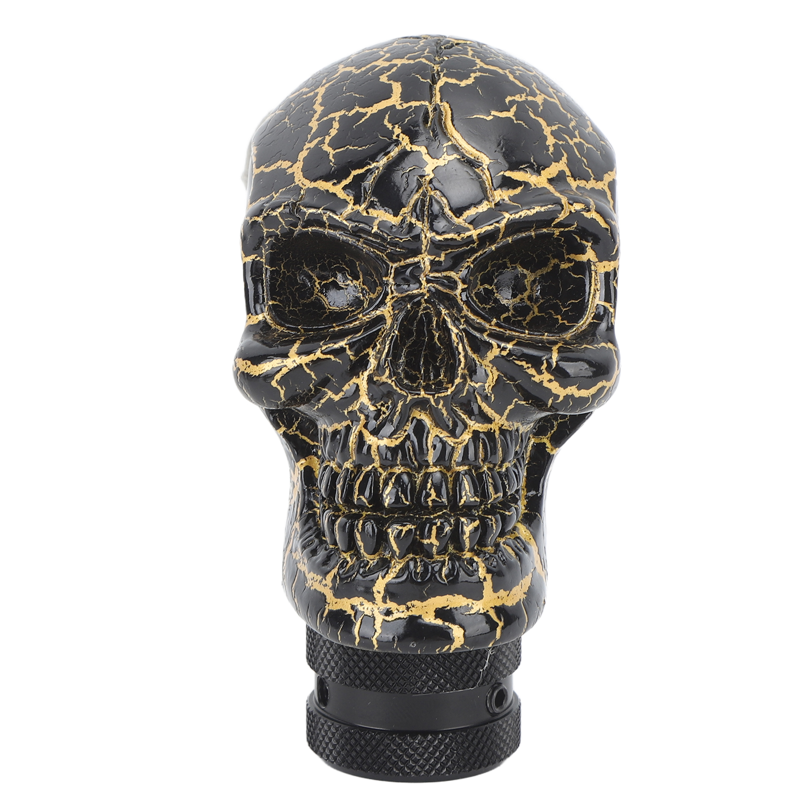 Schaltknauf Aus Kunstharz Mit Totenkopfmotiv, Schwarzer Schaltknauf Für Fahrzeuge Mit Schaltgetriebe, Universeller Schalthebel, Geeignet Für Die Meisten Fahrzeuge.