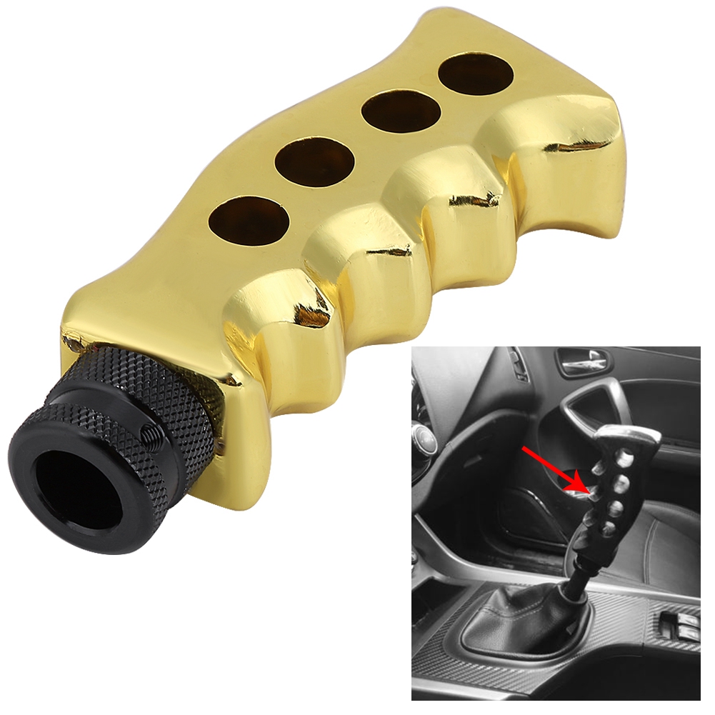 Universeller Goldener Schalthebel Für Manuelle Schaltung, Rutschfester Griff Für Getriebe, Schaltknauf, Pistolenform, Ersatzteil