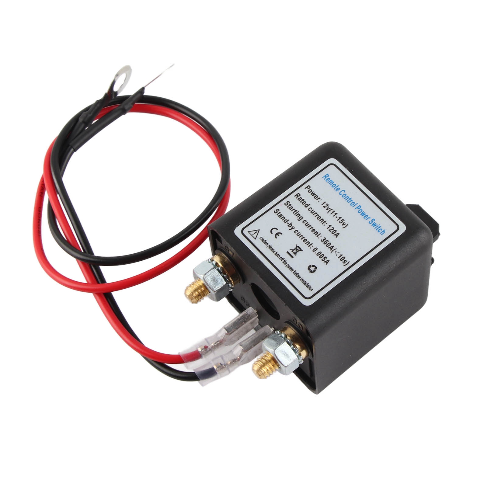 12v 120a Autobatterie-trennschalter, Schutzschalter Mit Fernbedienung, Kupferanschluss, Not-aus Für Fahrzeug.