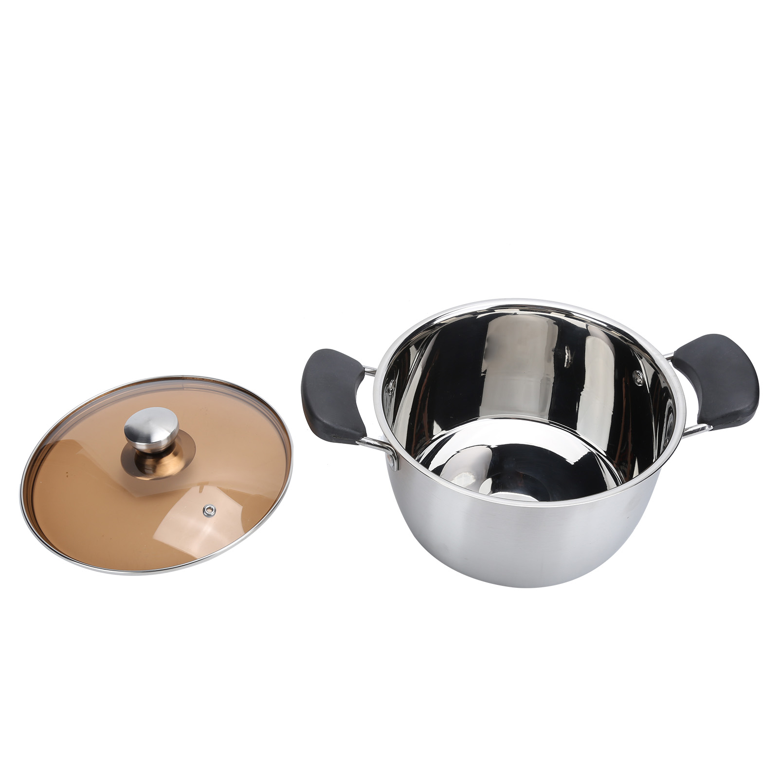 20 Cm Dickwandiger Kochtopf Aus Verbundstahl Zum Kochen Von Babynahrung Und Milchsuppe