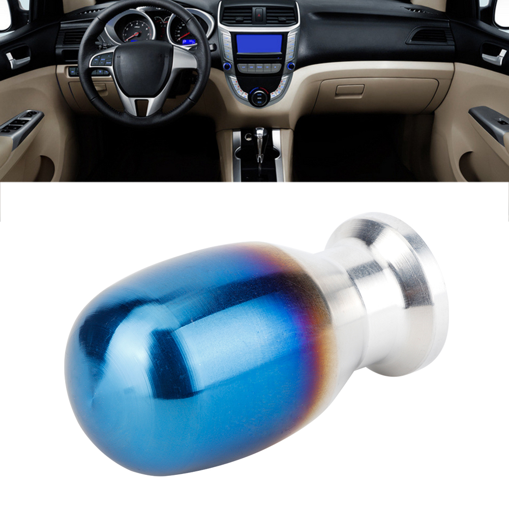 Blauer Schaltknauf Aus Aluminium Für Pkw Und Suv Mit Schaltgetriebe